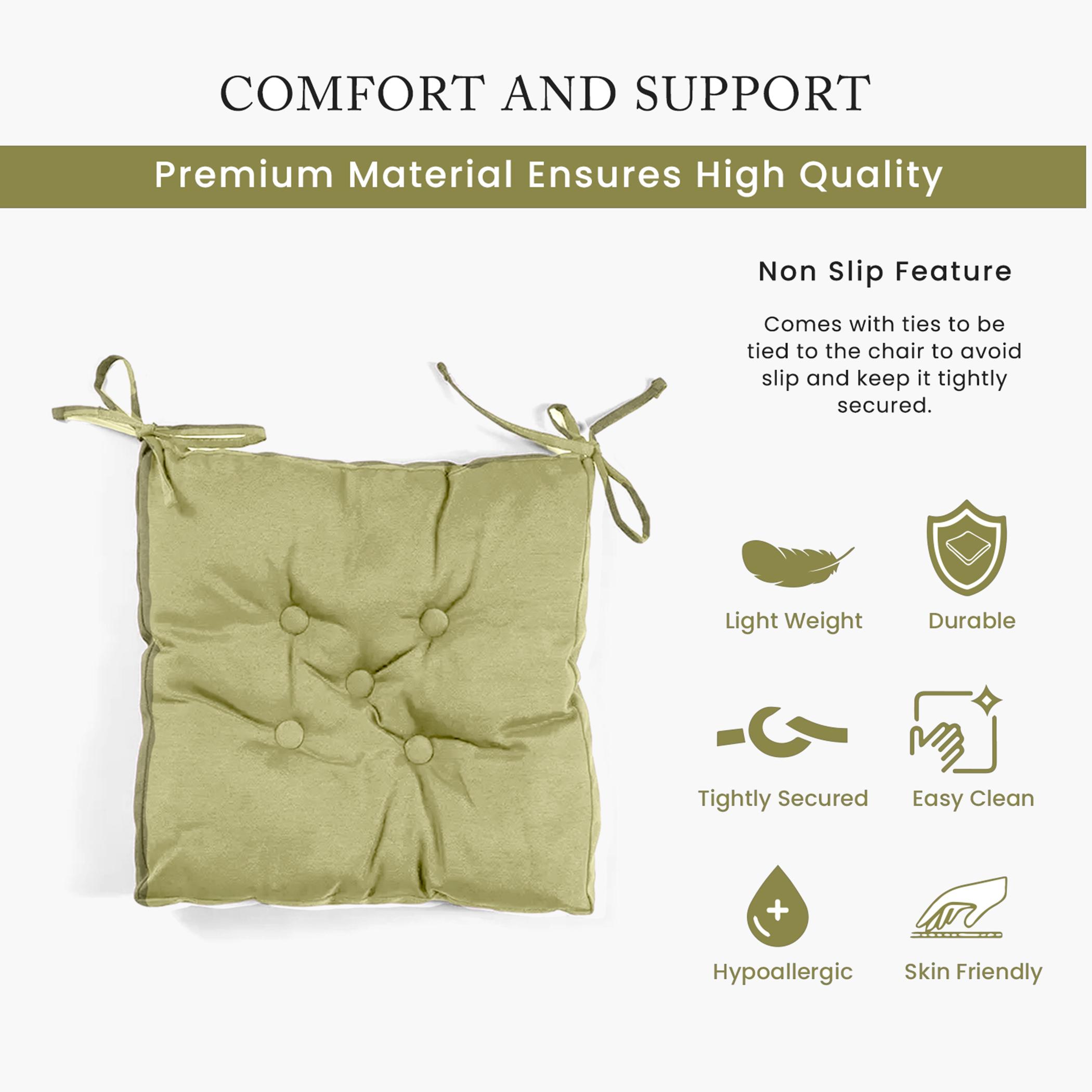 Ultima 4-Piece Quilted Chair Pad Pack - 40x40 cm-hbxdecorandfurnishings-homefurnishings-cushionsandcovers-chaircovers-image-4
