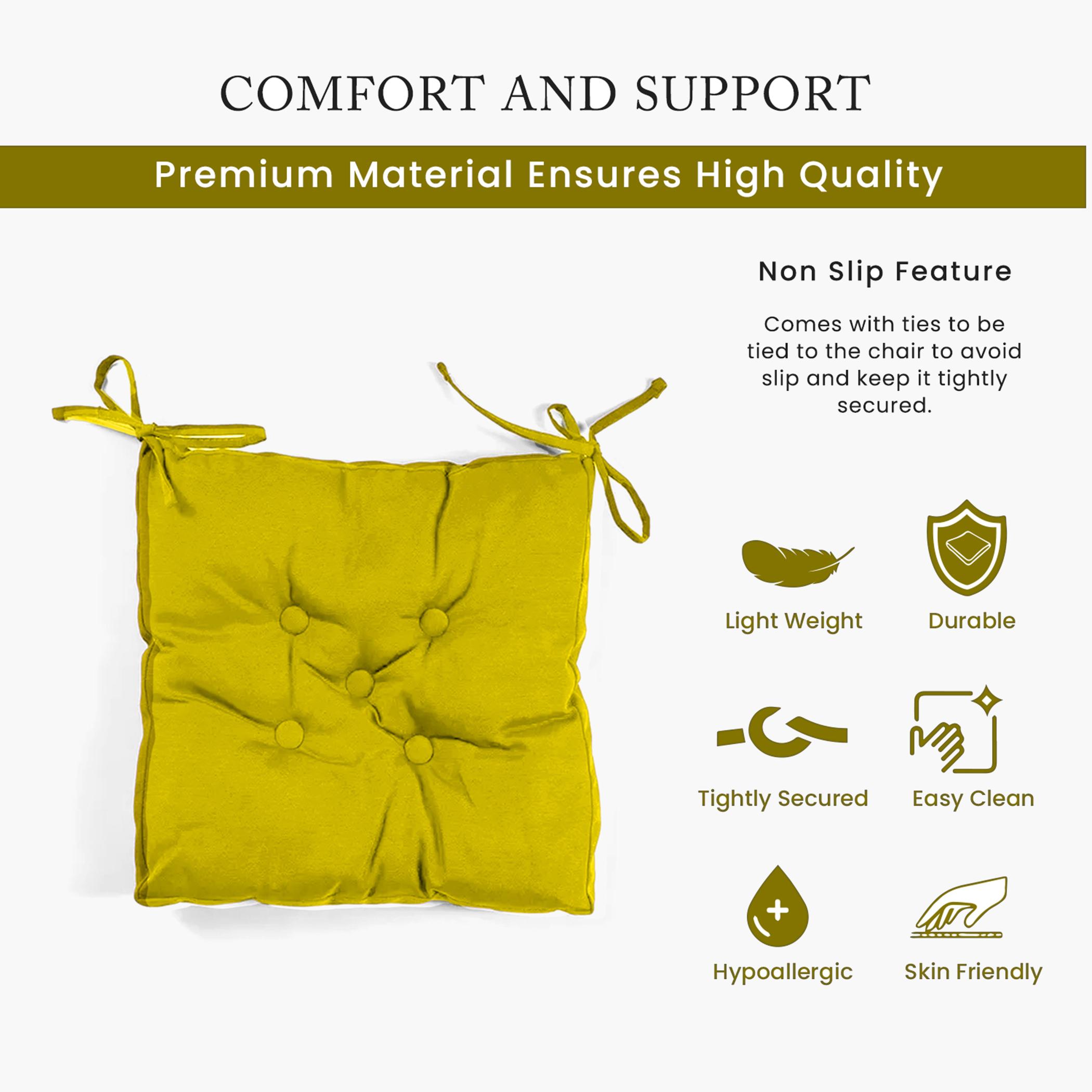 Ultima 4-Piece Quilted Chair Pad Pack - 40x40 cm-hbxdecorandfurnishings-homefurnishings-cushionsandcovers-chaircovers-image-4