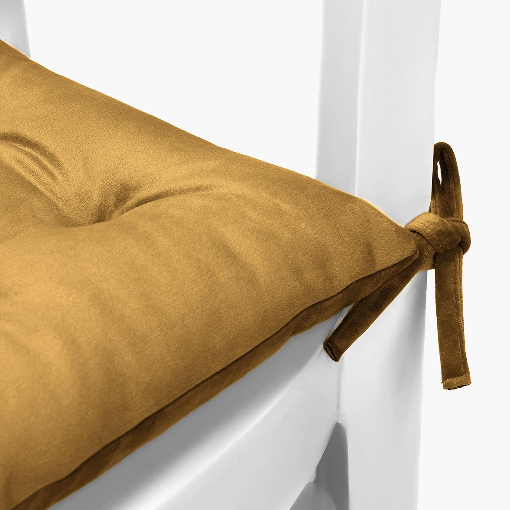 Ultima 4-piece Velvet Chair Pad - 40x40x3 cm-hbxdecorandfurnishings-homefurnishings-cushionsandcovers-chaircovers-image-5