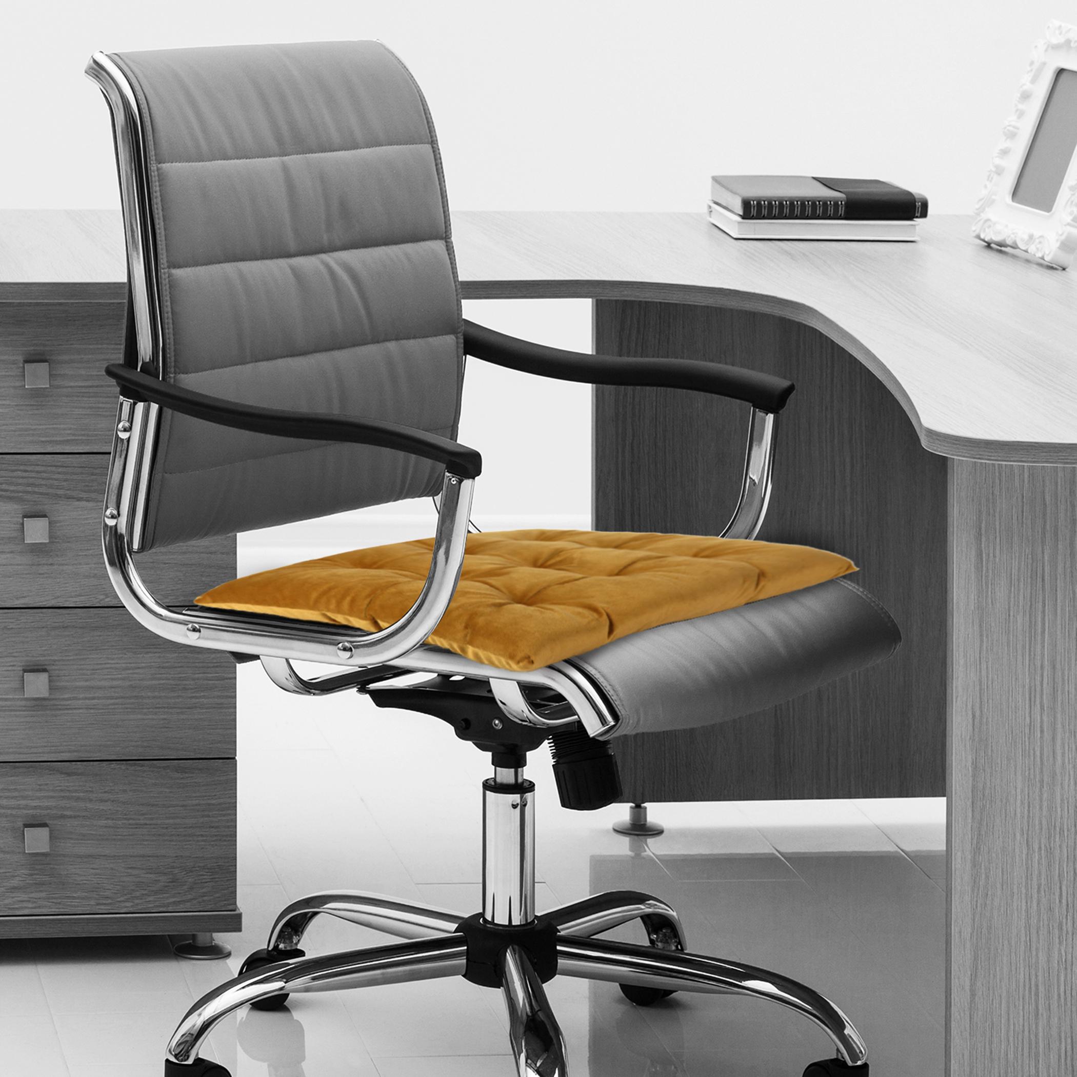 Ultima 4-piece Velvet Chair Pad - 40x40x3 cm-hbxdecorandfurnishings-homefurnishings-cushionsandcovers-chaircovers-image-2