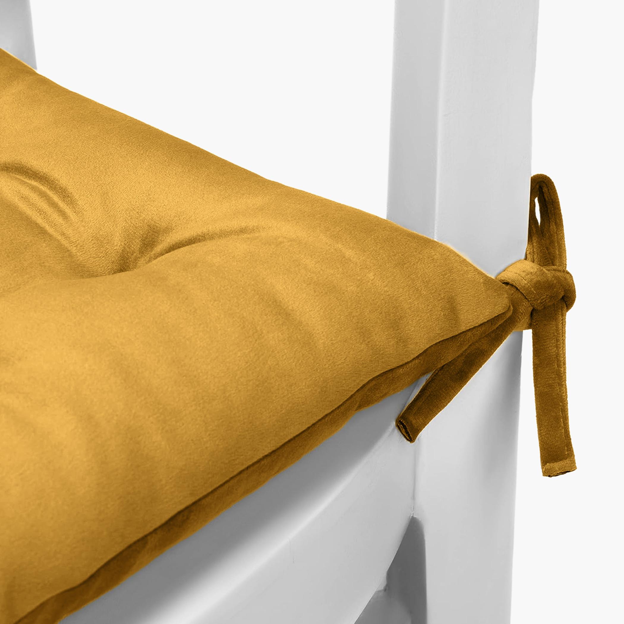 Ultima 4-piece Velvet Chair Pad - 40x40x3 cm-hbxdecorandfurnishings-homefurnishings-cushionsandcovers-chaircovers-image-5