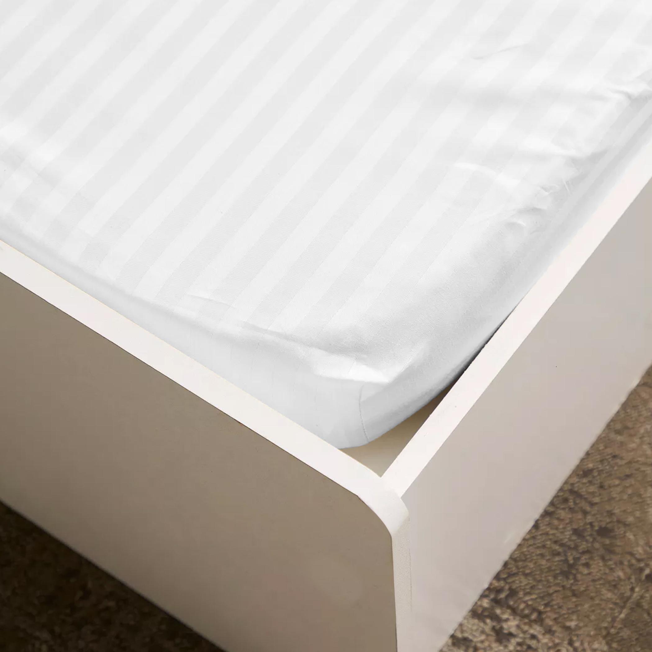 مجموعة شرشف مطّاطي فردي مخطط قطعتين من ألتيما - 90x200+20 سم-hbxhomeware-bedding-fittedsheets-image-5