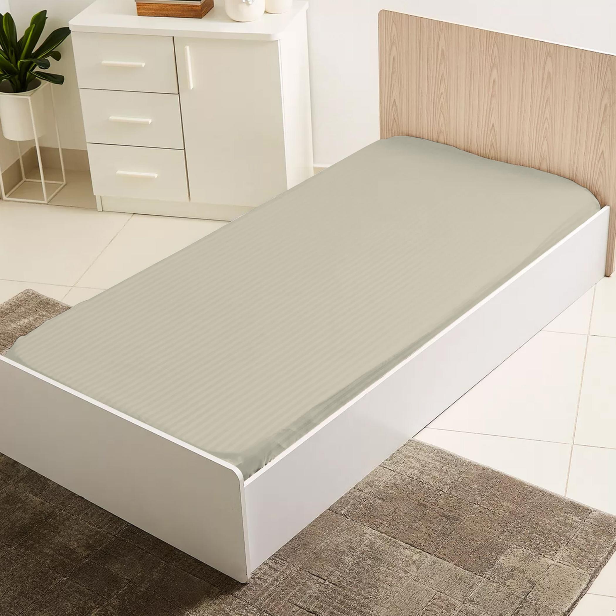 طقم شرشف مطّاطي فردي مخطط قطعتين من ألتيما - 90x200+20 سم-hbxhomeware-bedding-fittedsheets-image-4