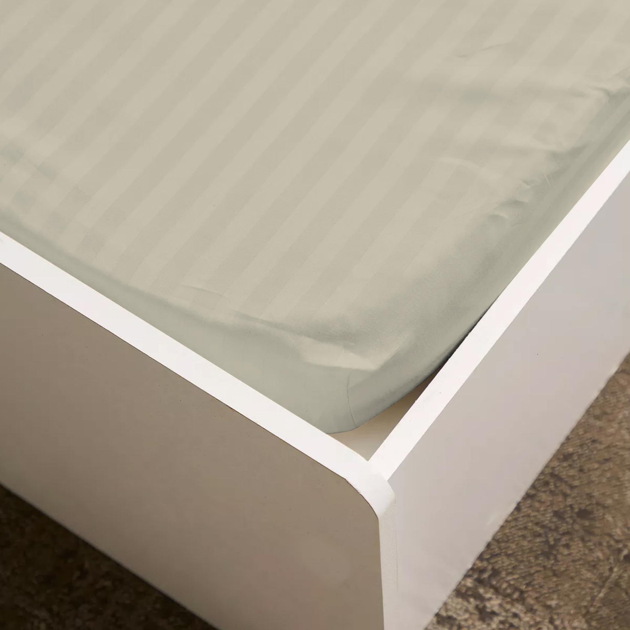 طقم شرشف مطّاطي فردي مخطط قطعتين من ألتيما - 90x200+20 سم-hbxhomeware-bedding-fittedsheets-image-5