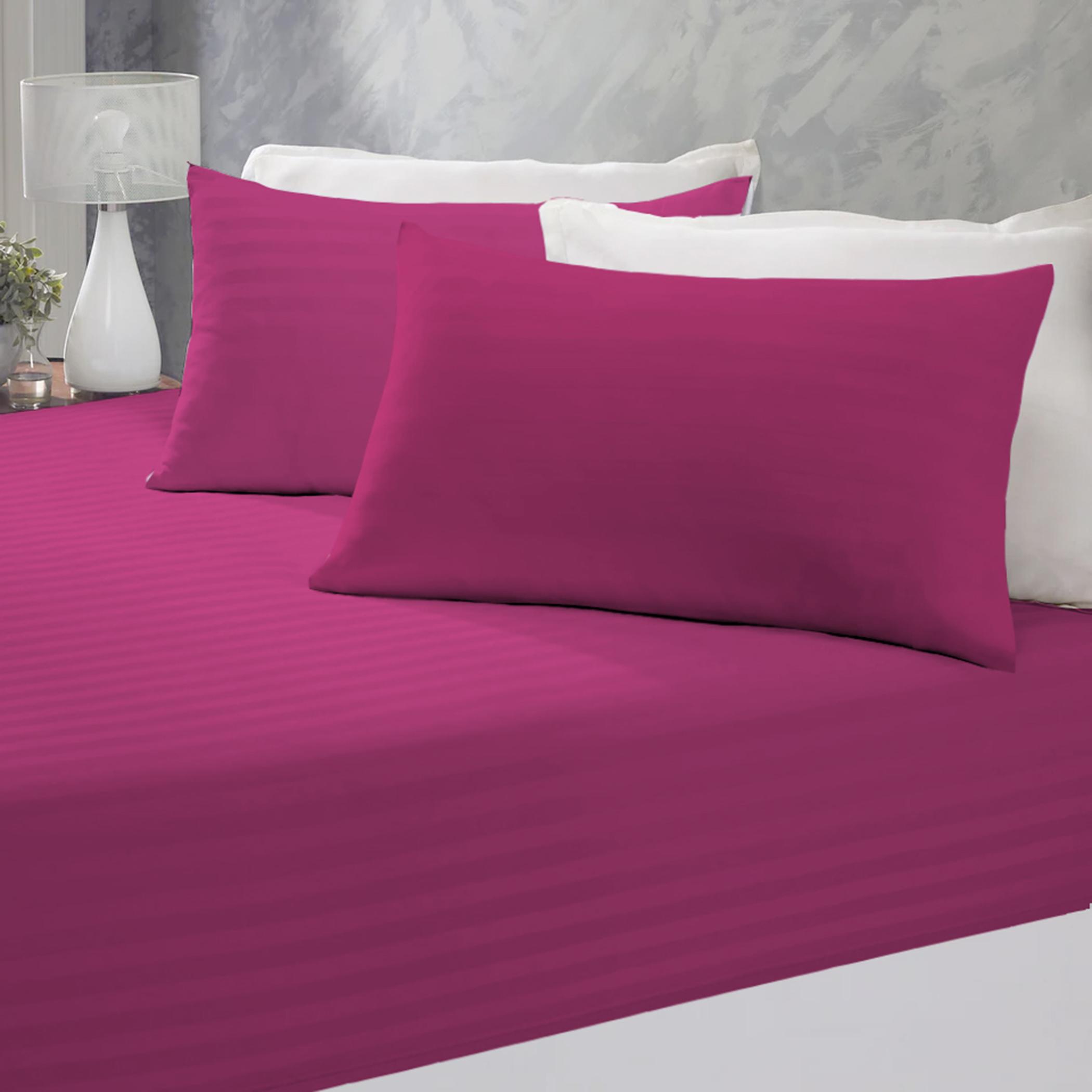 طقم شرشف مطاطي فردي مخطط قطعتين من ألتيما - 90x200+20 سم-hbxhomeware-bedding-fittedsheets-image-2