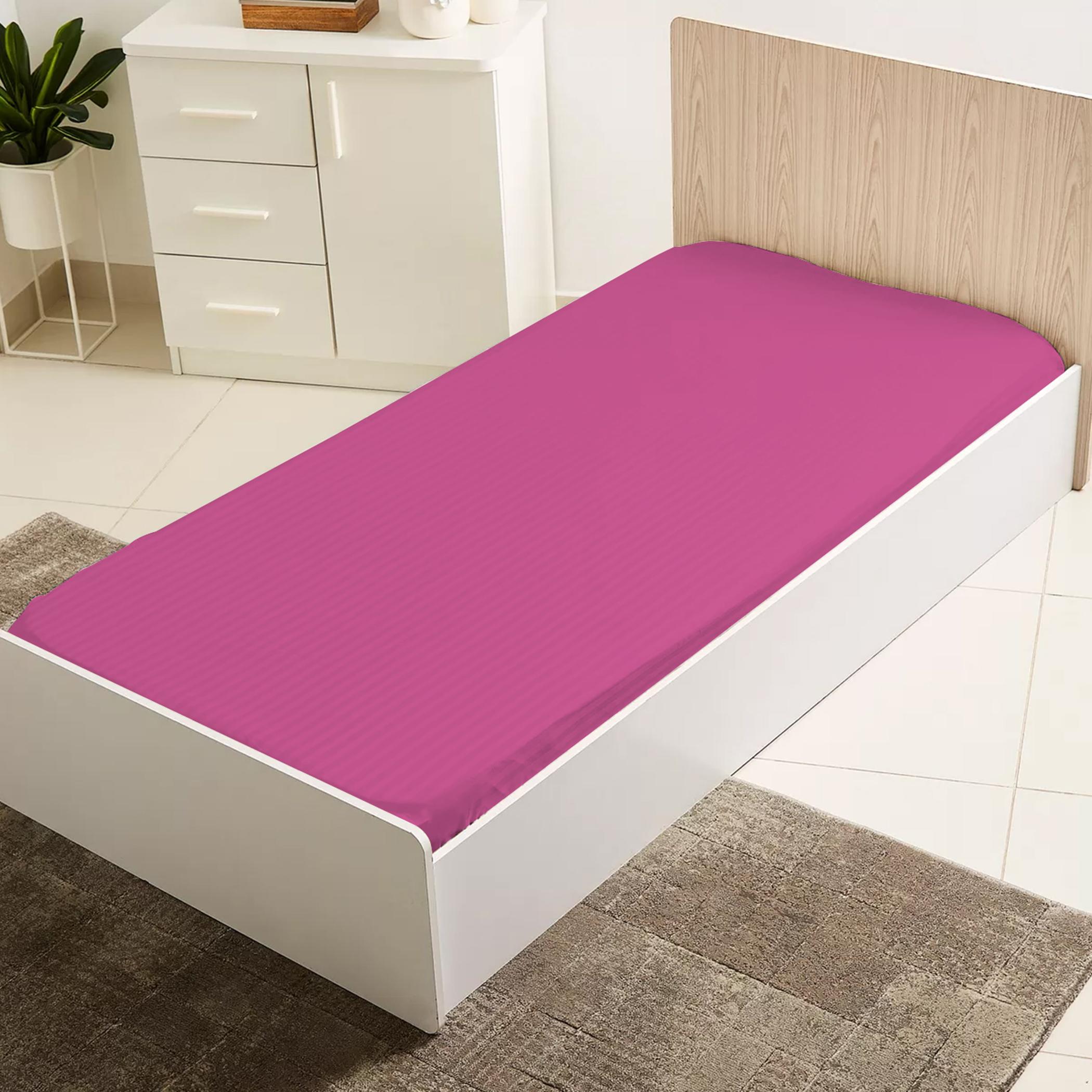 طقم شرشف مطاطي فردي مخطط قطعتين من ألتيما - 90x200+20 سم-hbxhomeware-bedding-fittedsheets-image-4