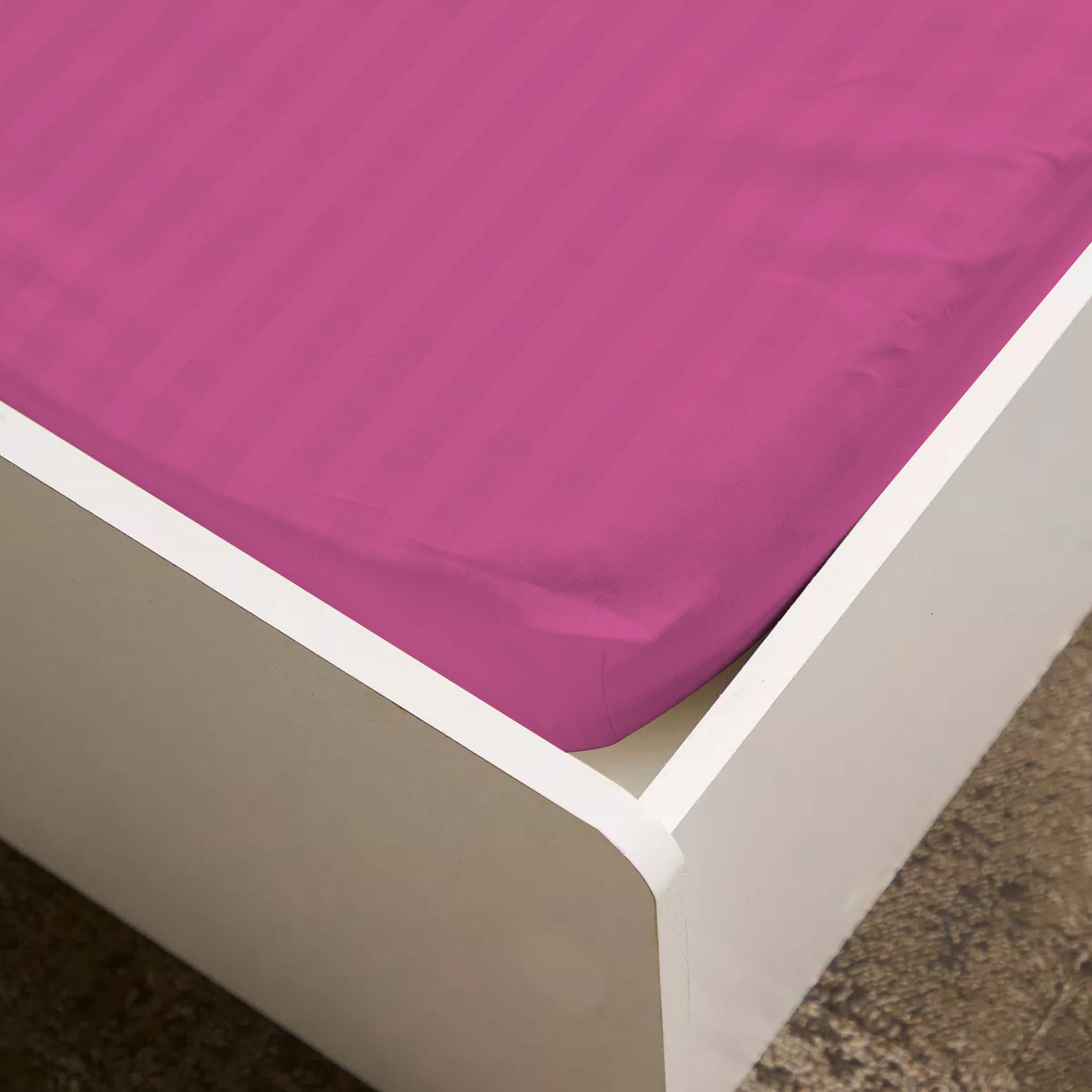 طقم شرشف مطاطي فردي مخطط قطعتين من ألتيما - 90x200+20 سم-hbxhomeware-bedding-fittedsheets-image-5
