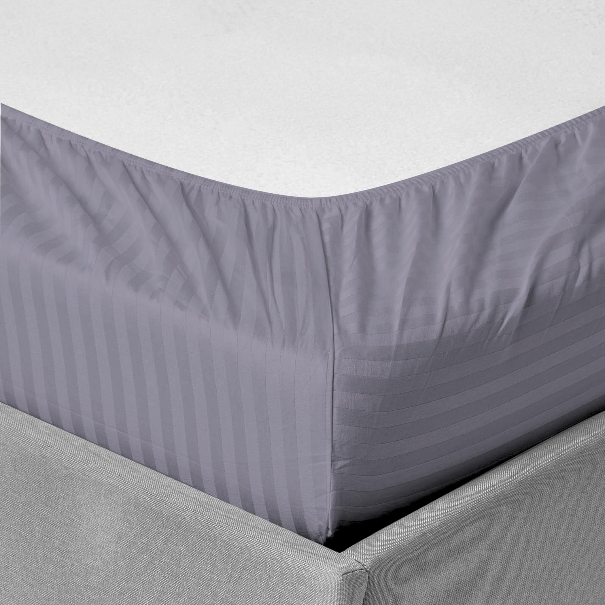 مجموعة شرشف مطاطي فردي مخطط قطعتين من ألتيما - 90x200+20 سم-hbxhomeware-bedding-fittedsheets-image-3