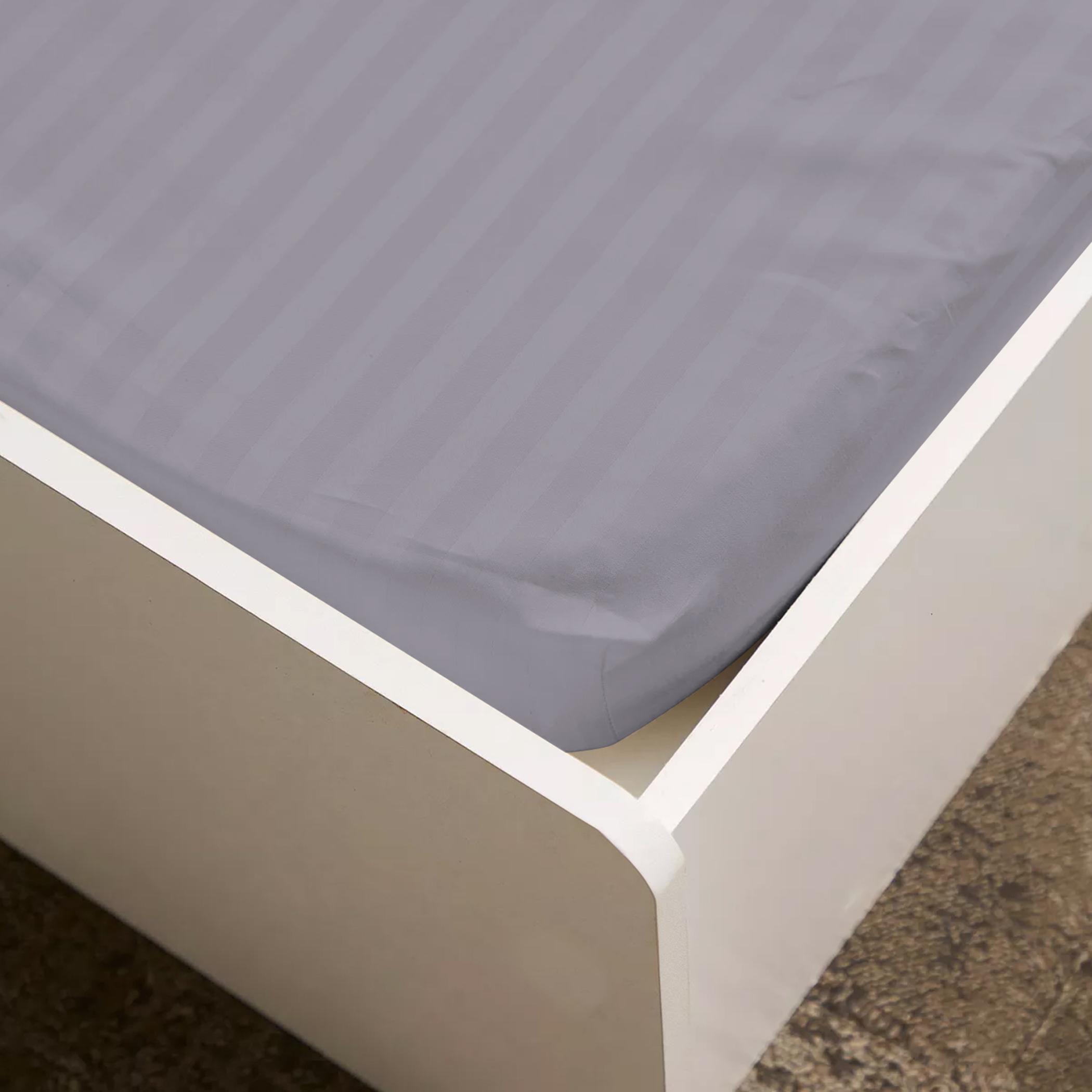 مجموعة شرشف مطاطي فردي مخطط قطعتين من ألتيما - 90x200+20 سم-hbxhomeware-bedding-fittedsheets-image-5