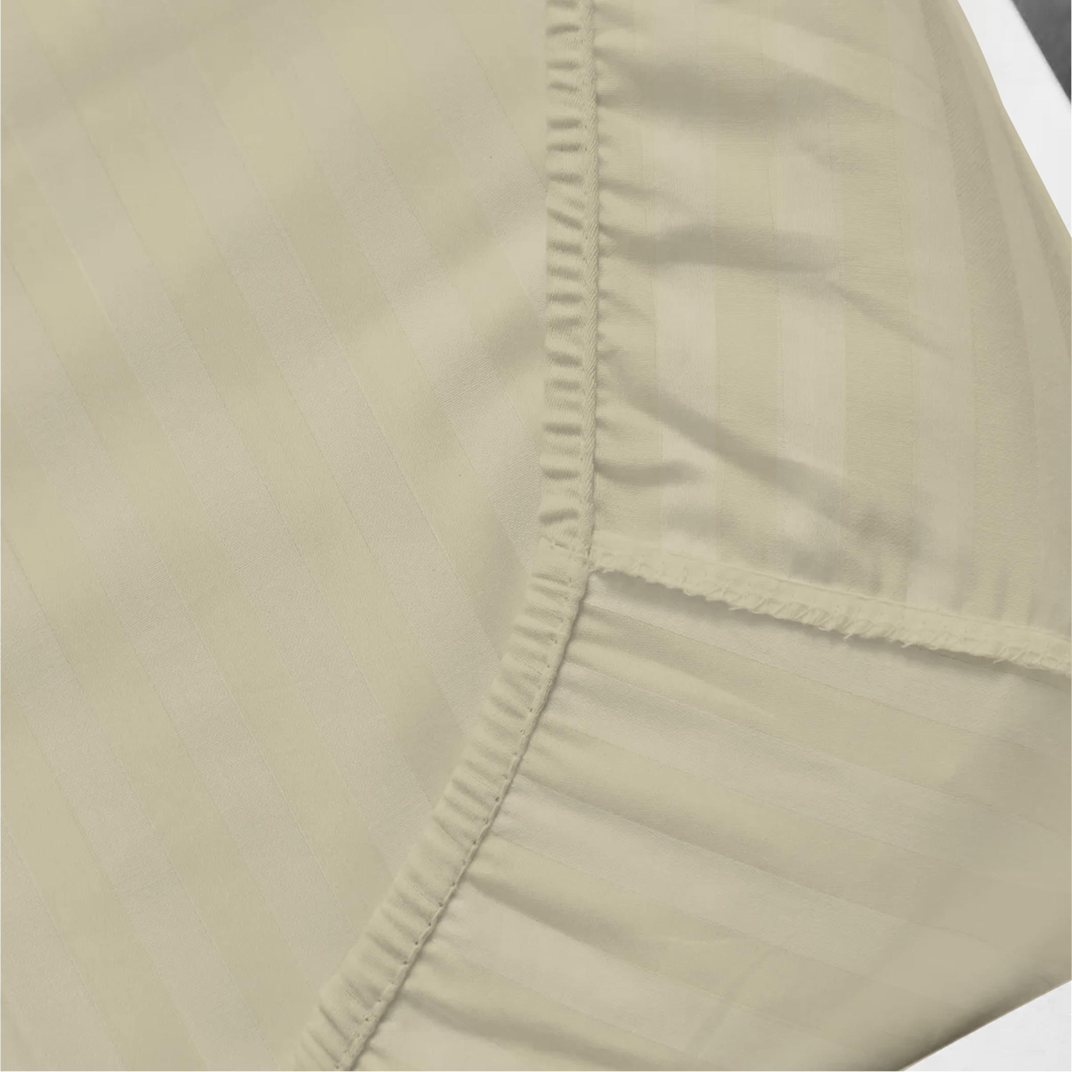 طقم شرشف مطّاطي كوين مخطط 3 قطع من ألتيما - 160x200+30 سم-hbxhomeware-bedding-fittedsheets-image-5