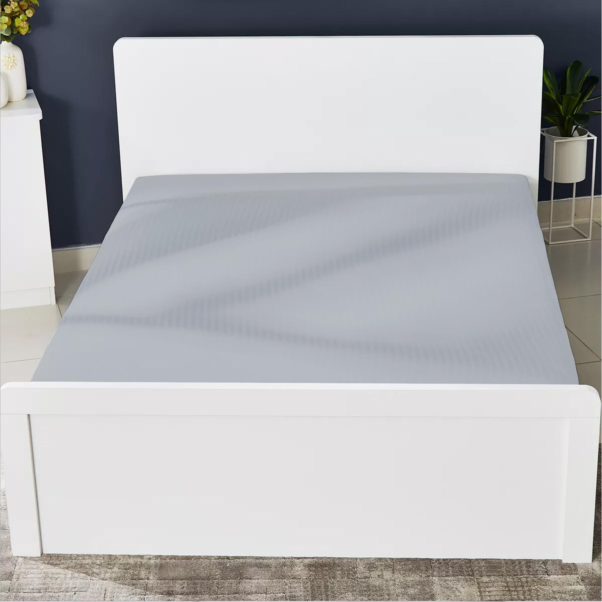 مجموعة شرشف مطّاطي كوين مخطط 3 قطع من ألتيما - 160x200+30 سم-hbxhomeware-bedding-fittedsheets-image-1