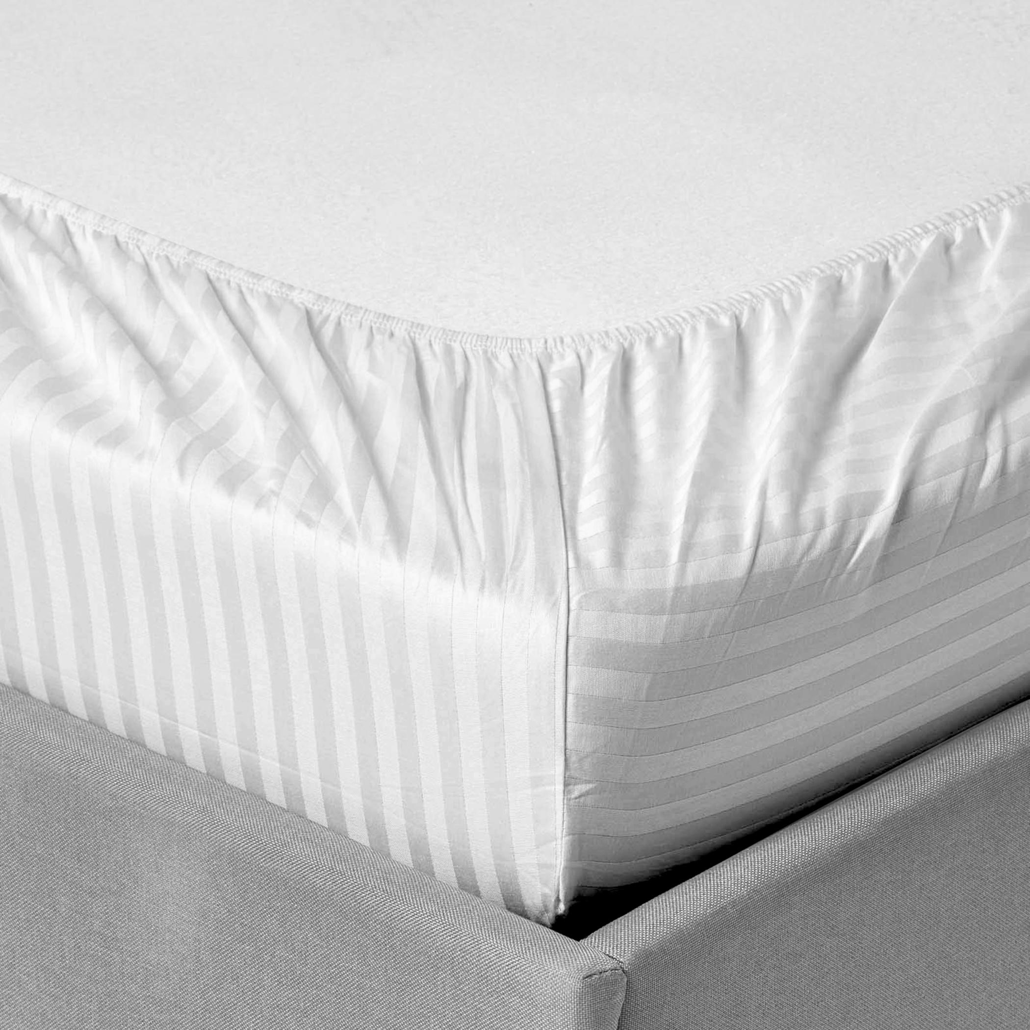 طقم شرشف مطّاطي كينج مخطط 3 قطع من ألتيما - 180x200+30 سم-hbxhomeware-bedding-fittedsheets-image-3