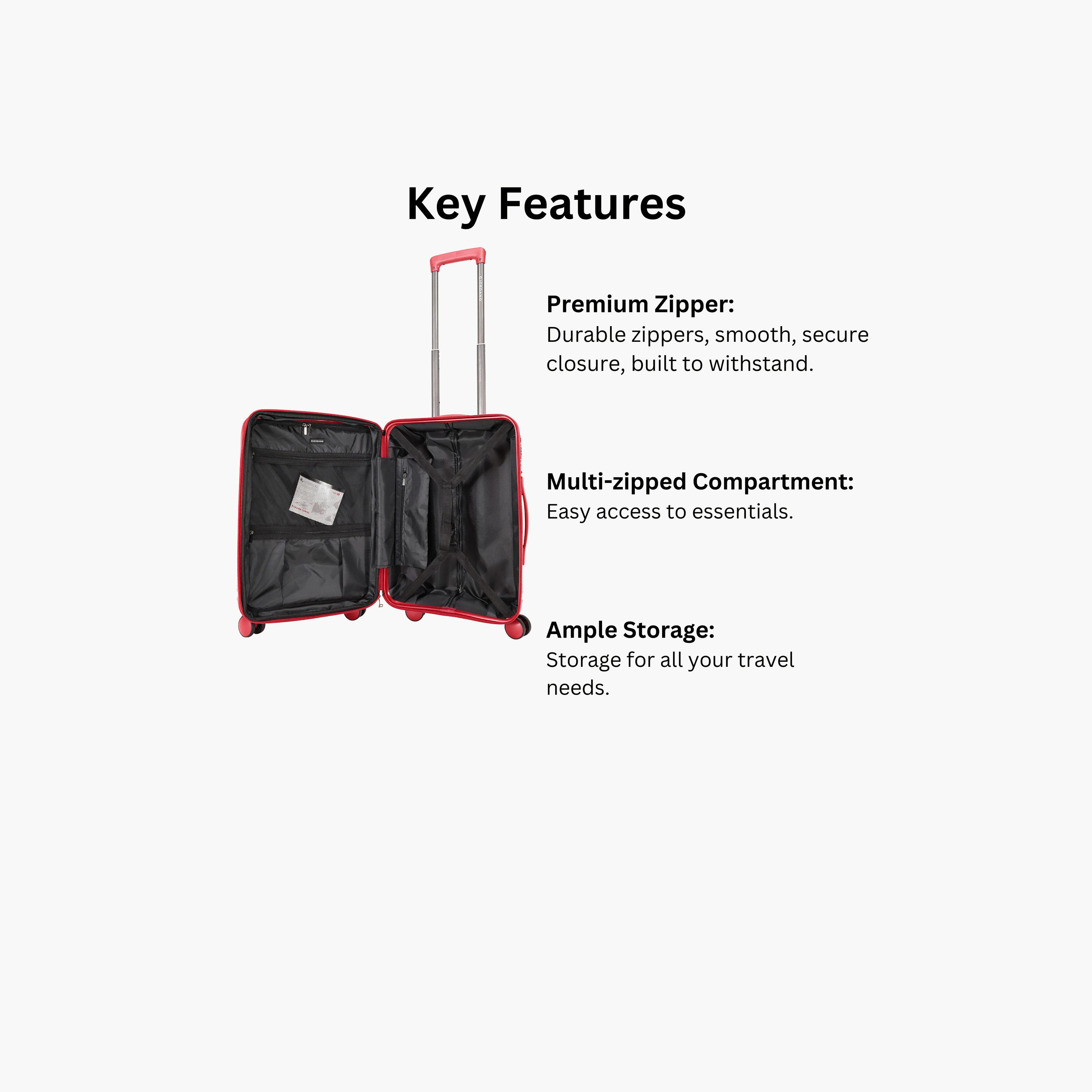 Giordano League Set of 3 Polypropylene Hard Sided 4-Wheeler Spinner Trolley Bag with TSA Lock  | GR011/3-travel-luggagesandbags-luggage-image-21