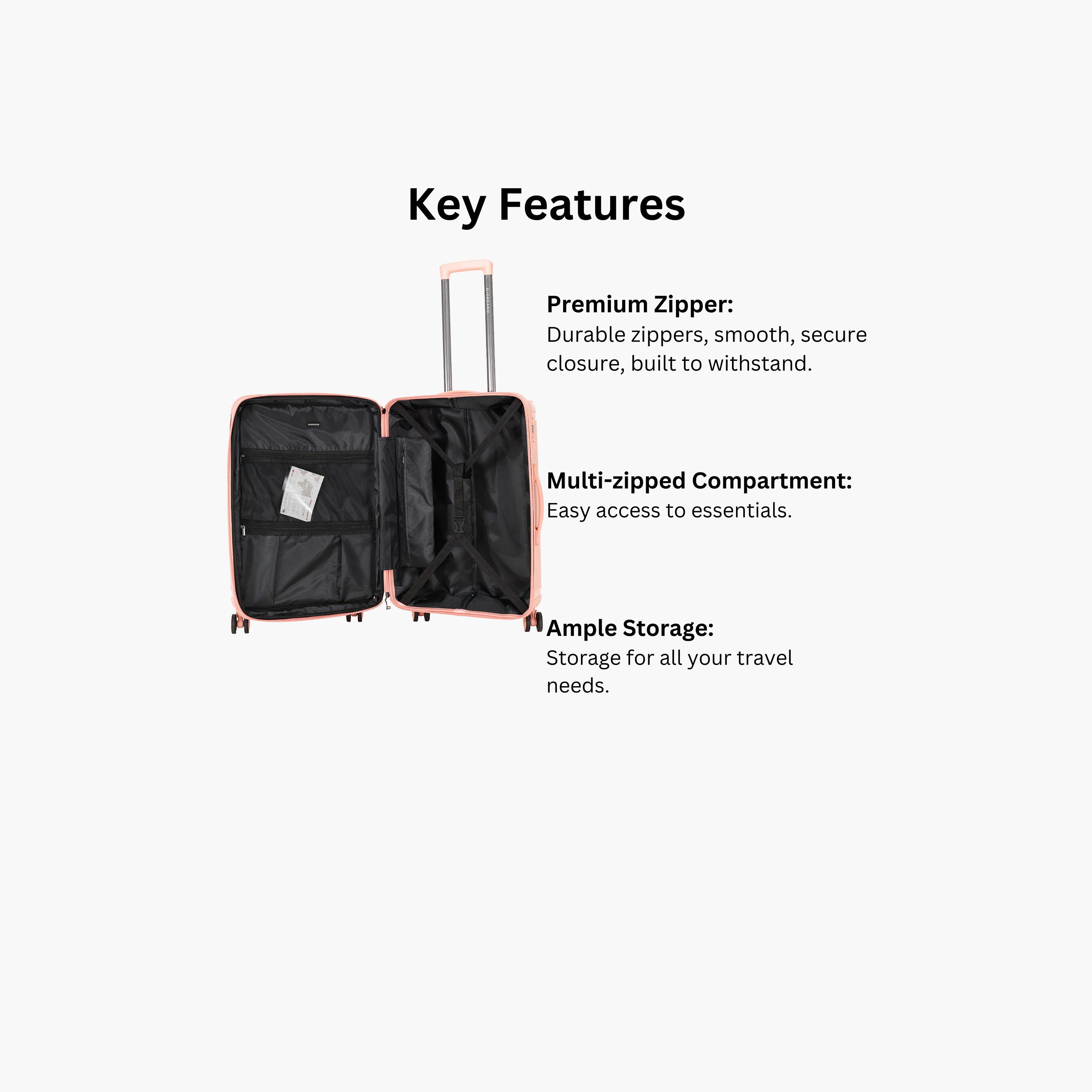 Giordano League Set of 3 Polypropylene Hard Sided 4-Wheeler Spinner Trolley Bag with TSA Lock  | GR011/3-travel-luggagesandbags-luggage-image-39