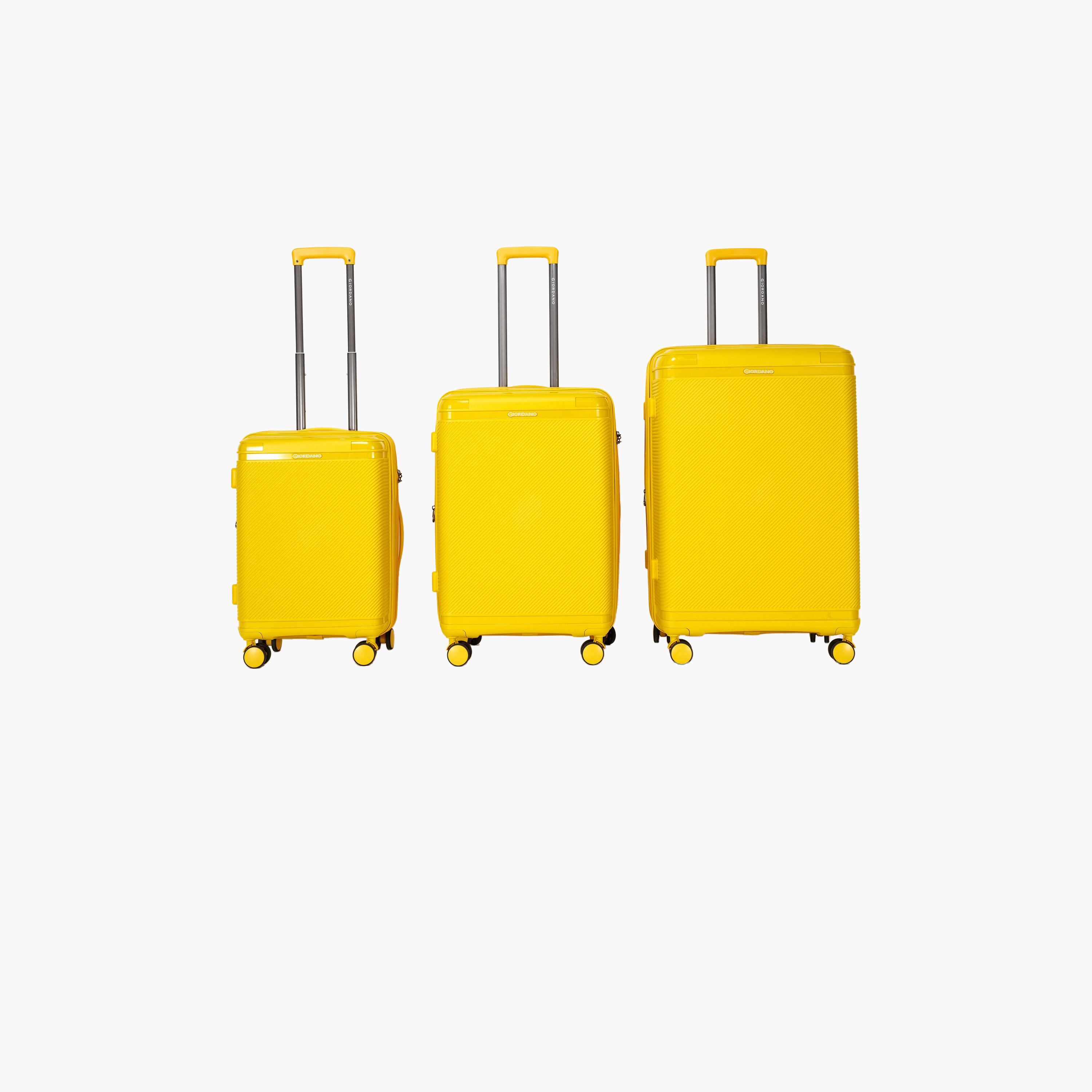 Giordano League Set of 3 Polypropylene Hard Sided 4-Wheeler Spinner Trolley Bag with TSA Lock  | GR011/3-travel-luggagesandbags-luggage-image-65