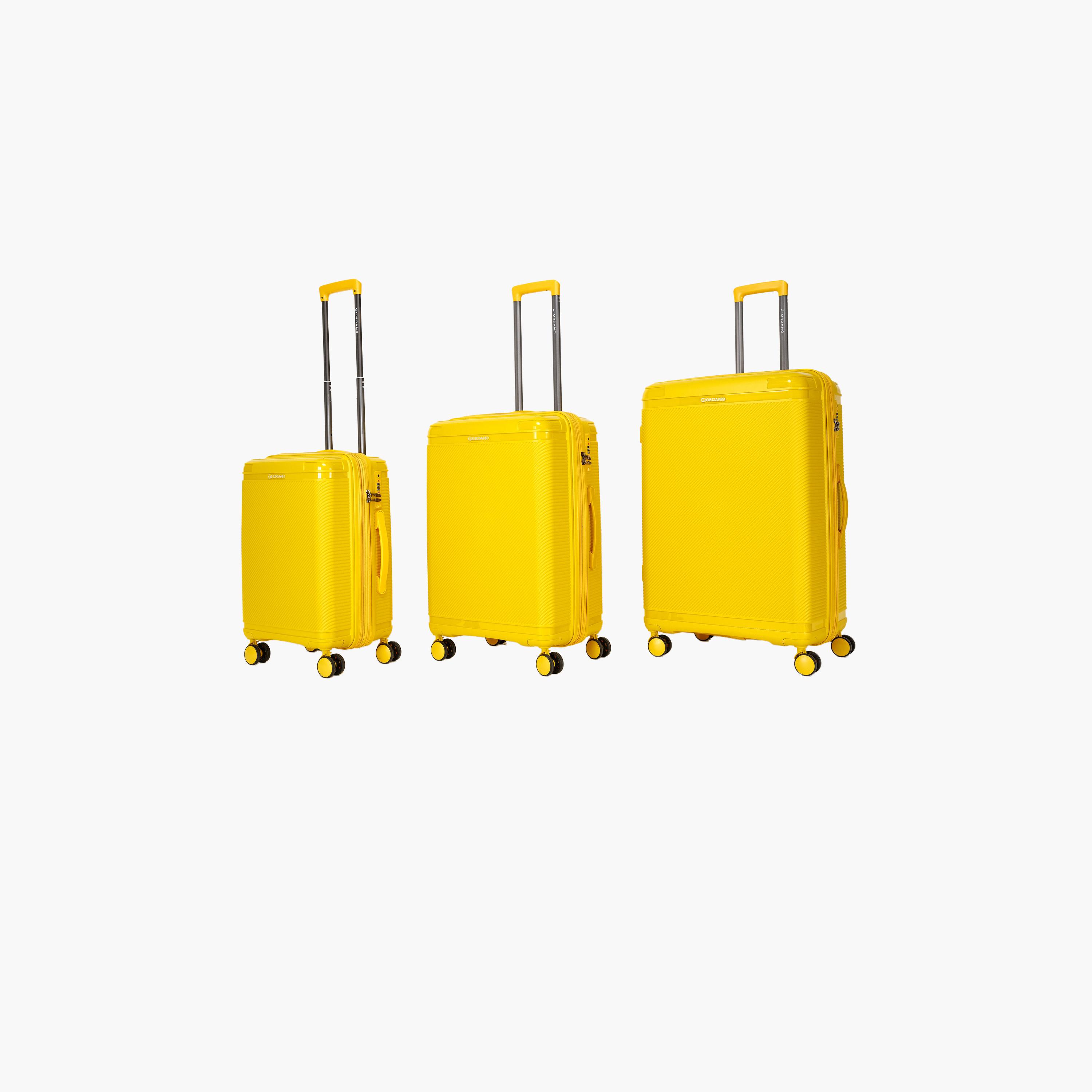 Giordano League Set of 3 Polypropylene Hard Sided 4-Wheeler Spinner Trolley Bag with TSA Lock  | GR011/3-travel-luggagesandbags-luggage-image-68