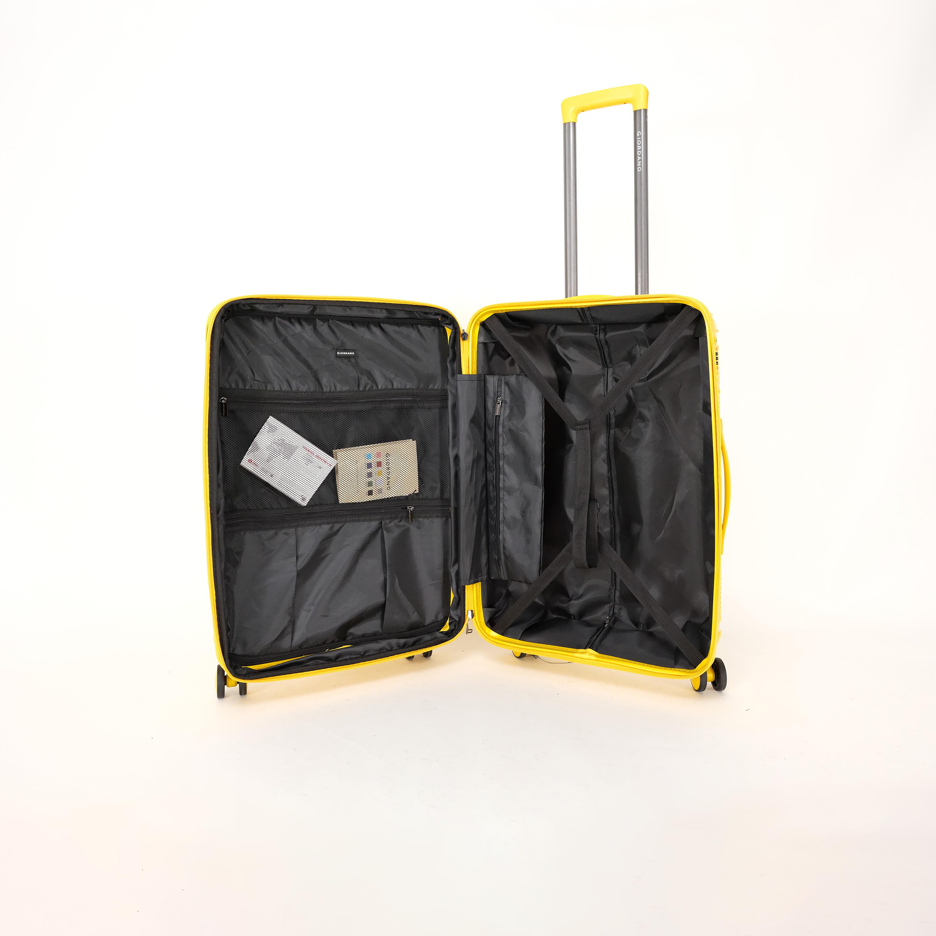 Giordano League Set of 3 Polypropylene Hard Sided 4-Wheeler Spinner Trolley Bag with TSA Lock  | GR011/3-travel-luggagesandbags-luggage-image-69