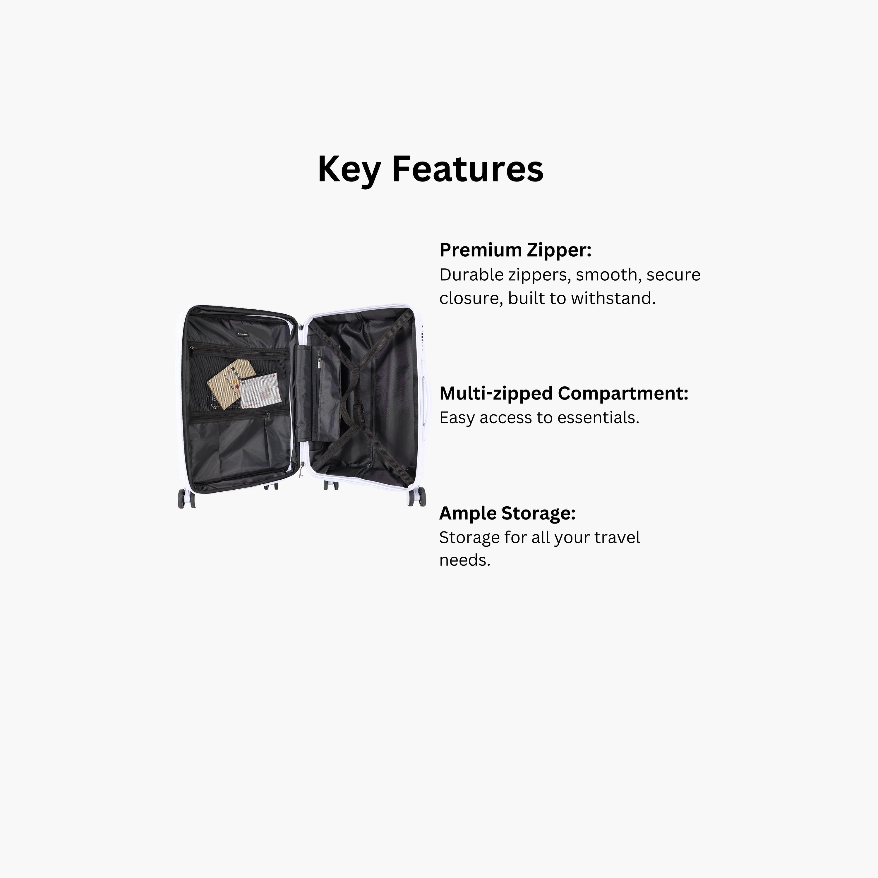 Giordano League Set of 3 Polypropylene Hard Sided 4-Wheeler Spinner Trolley Bag with TSA Lock  | GR011/3-travel-luggagesandbags-luggage-image-74
