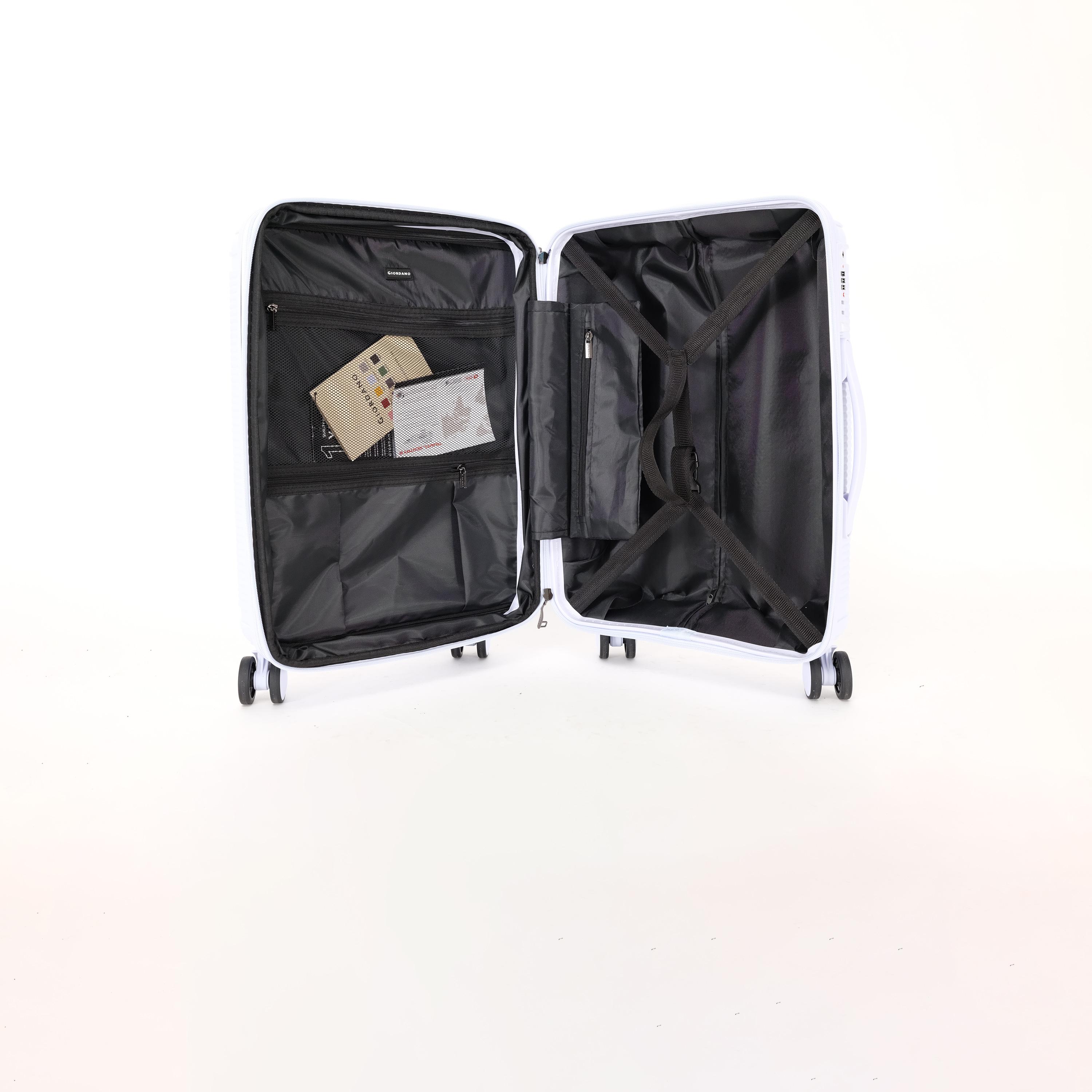 Giordano League Set of 3 Polypropylene Hard Sided 4-Wheeler Spinner Trolley Bag with TSA Lock  | GR011/3-travel-luggagesandbags-luggage-image-80