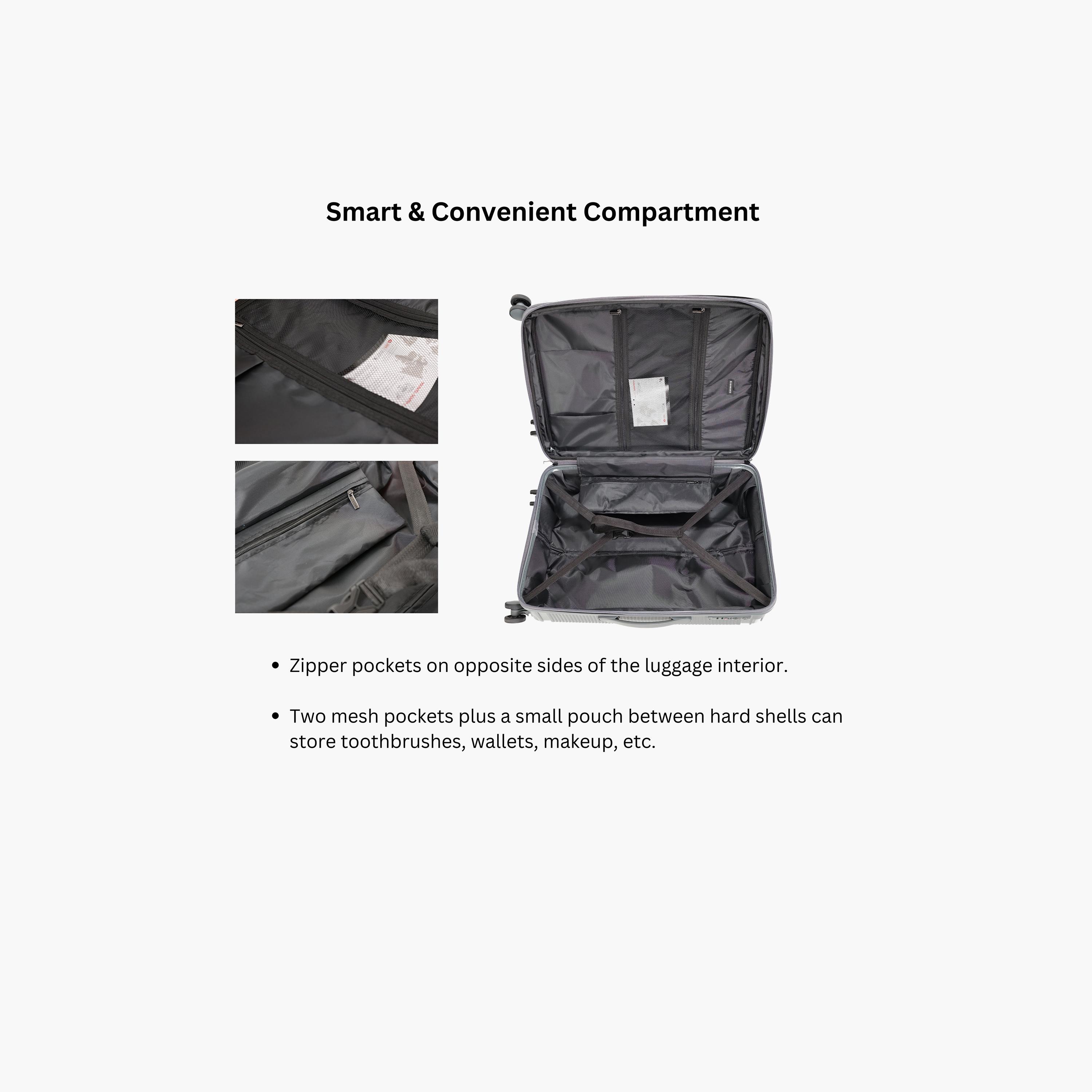 Giordano League Set of 3 Polypropylene Hard Sided 4-Wheeler Spinner Trolley Bag with TSA Lock  | GR011/3-travel-luggagesandbags-luggage-image-85