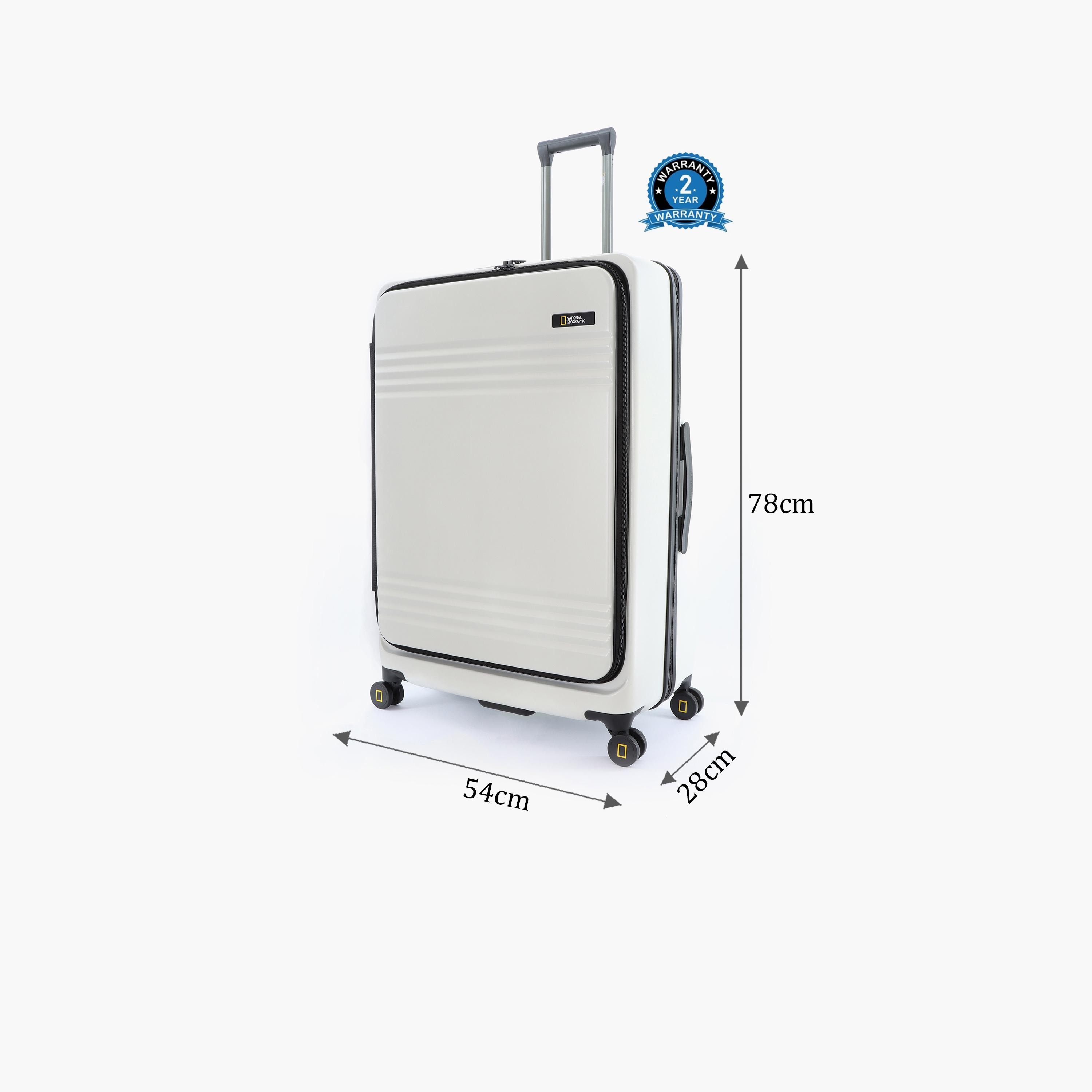 NATIONAL GEOGRAPHIC Lodge 78 CM Large Check-in Polycarbonate with ABS Hard Sided 4-Wheeler Spinner Trolley Bag with TSA Lock  | N165HA.71-travel-luggagesandbags-luggage-image-2