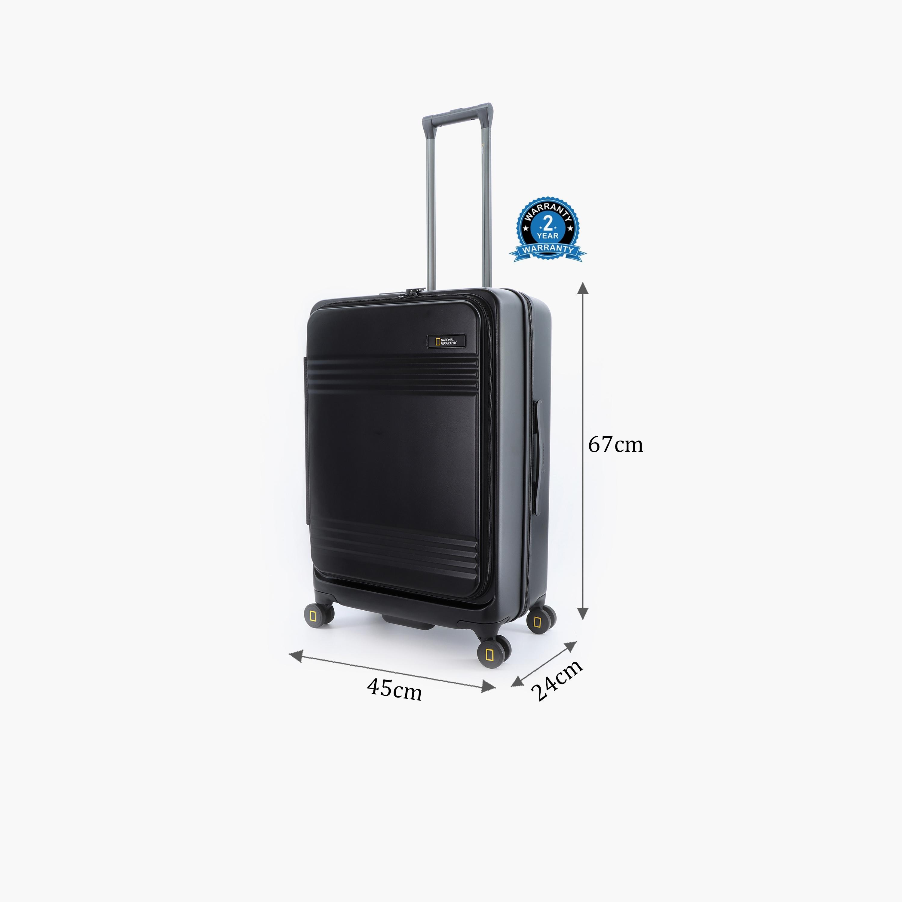 NATIONAL GEOGRAPHIC Lodge 67 CM Medium Check-in Polycarbonate with ABS Hard Sided 4-Wheeler Spinner Trolley Bag with TSA Lock  | N165HA.60-travel-luggagesandbags-luggage-image-2