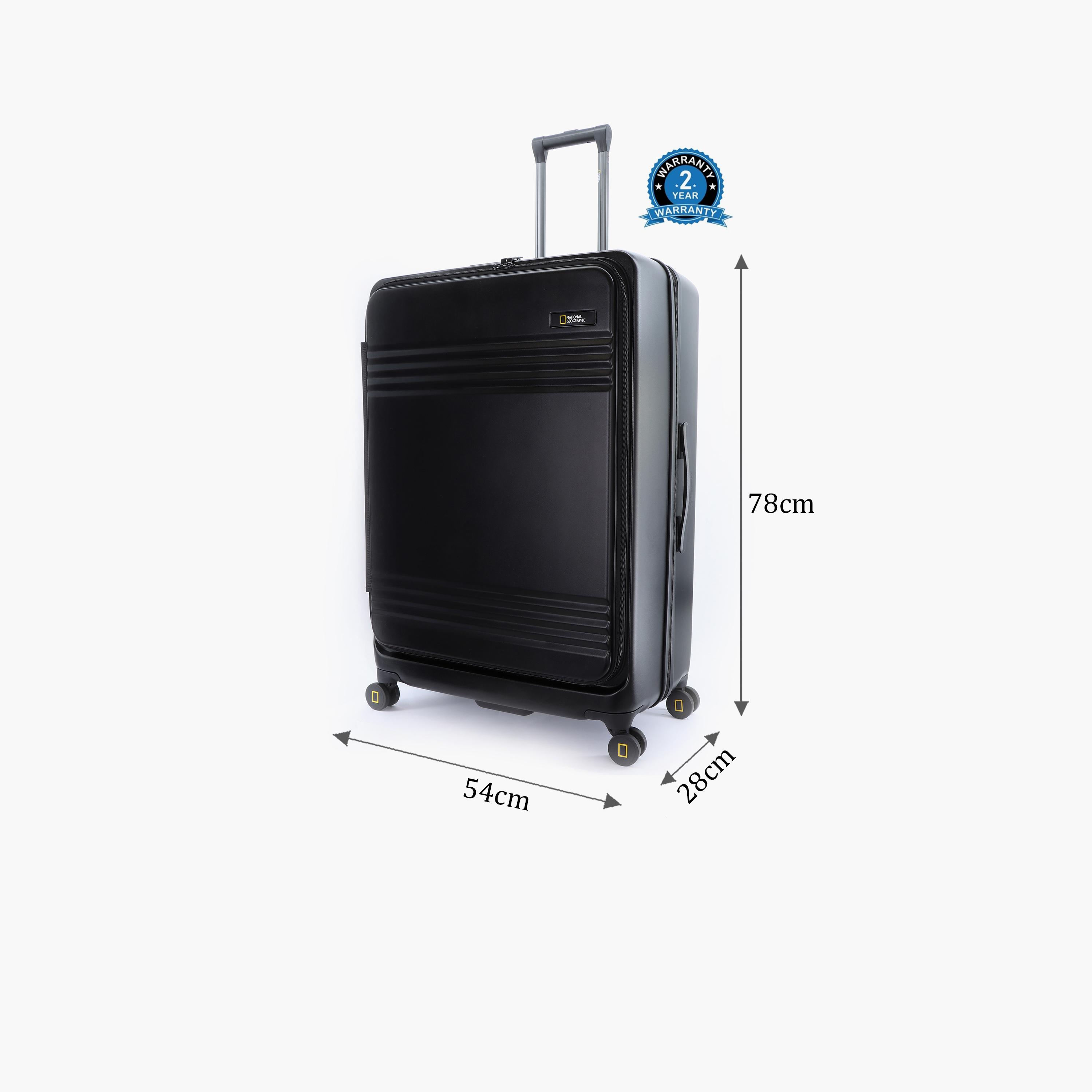 NATIONAL GEOGRAPHIC Lodge 78 CM Large Check-in Polycarbonate with ABS Hard Sided 4-Wheeler Spinner Trolley Bag with TSA Lock  | N165HA.71-travel-luggagesandbags-luggage-image-2