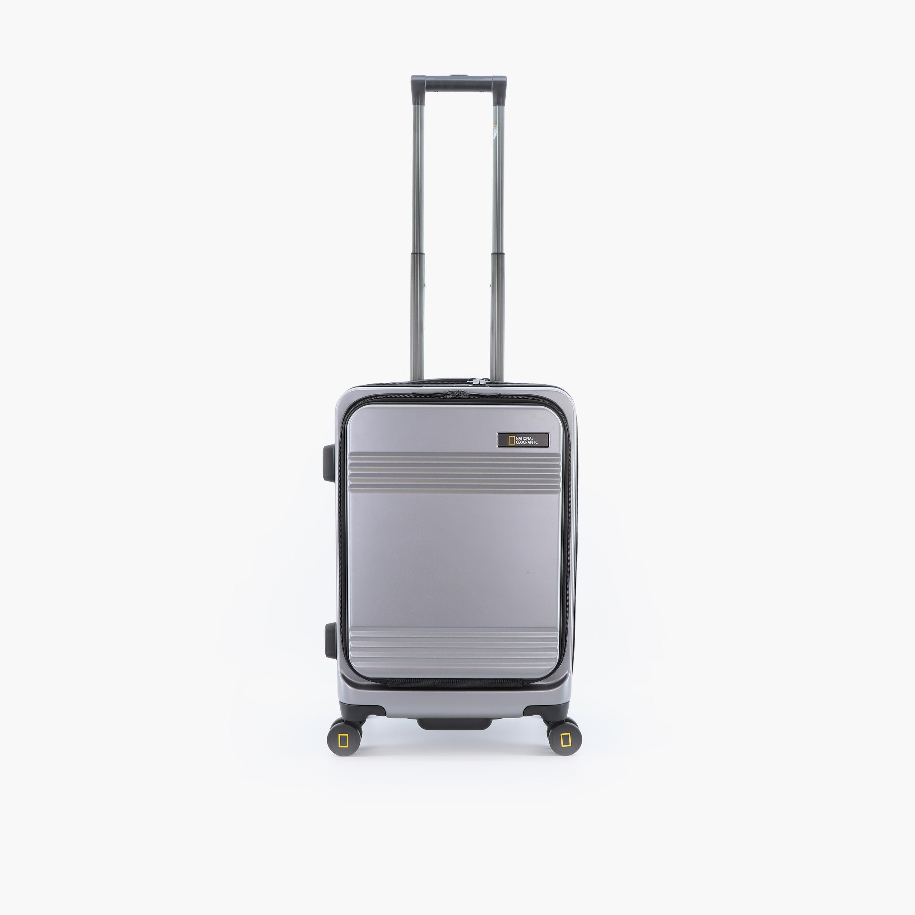 NATIONAL GEOGRAPHIC Lodge 50 CM Small Cabin Polycarbonate with ABS Hard Sided 4-Wheeler Spinner Trolley Bag with TSA Lock  | N165HA.49-travel-luggagesandbags-luggage-image-1