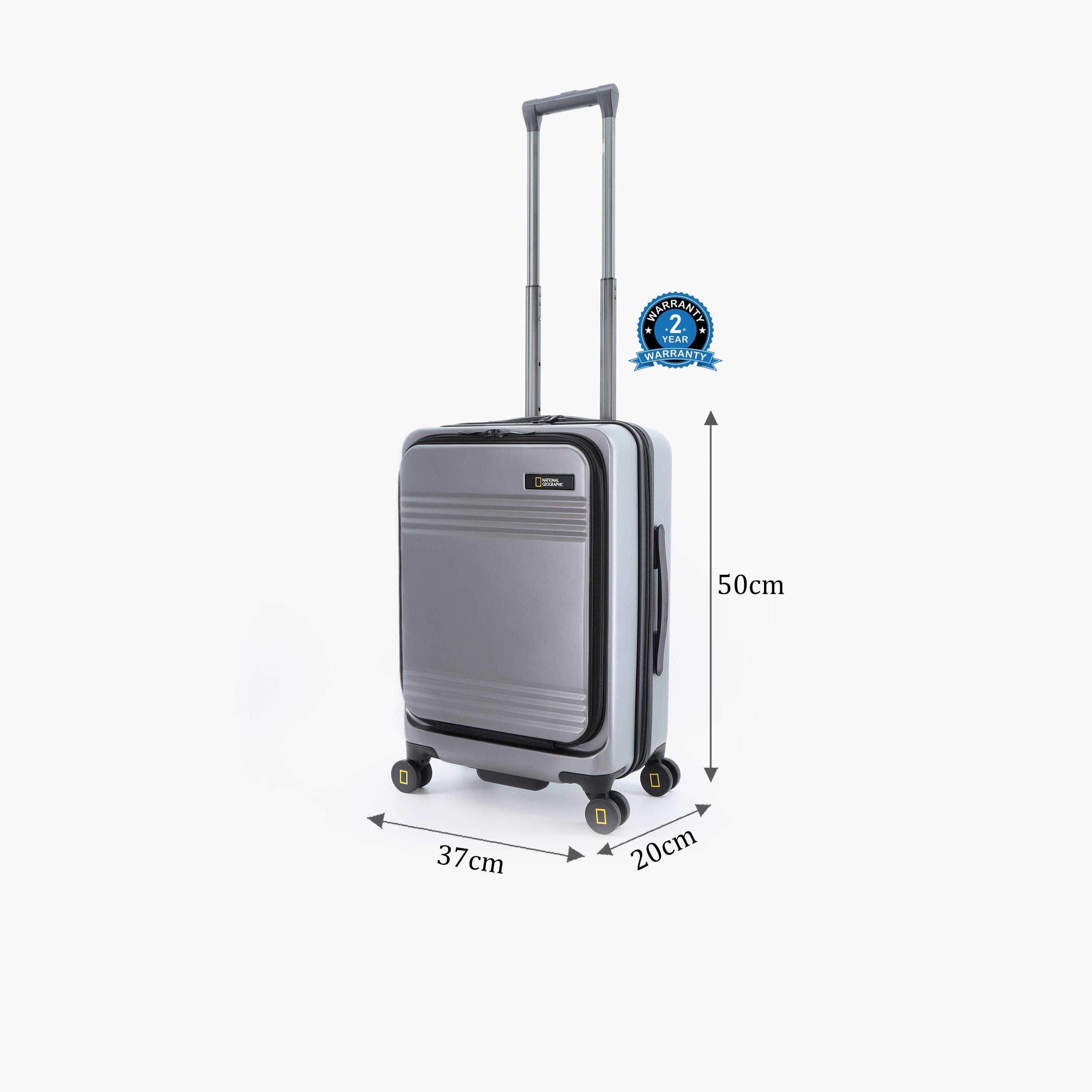 NATIONAL GEOGRAPHIC Lodge 50 CM Small Cabin Polycarbonate with ABS Hard Sided 4-Wheeler Spinner Trolley Bag with TSA Lock  | N165HA.49-travel-luggagesandbags-luggage-image-2