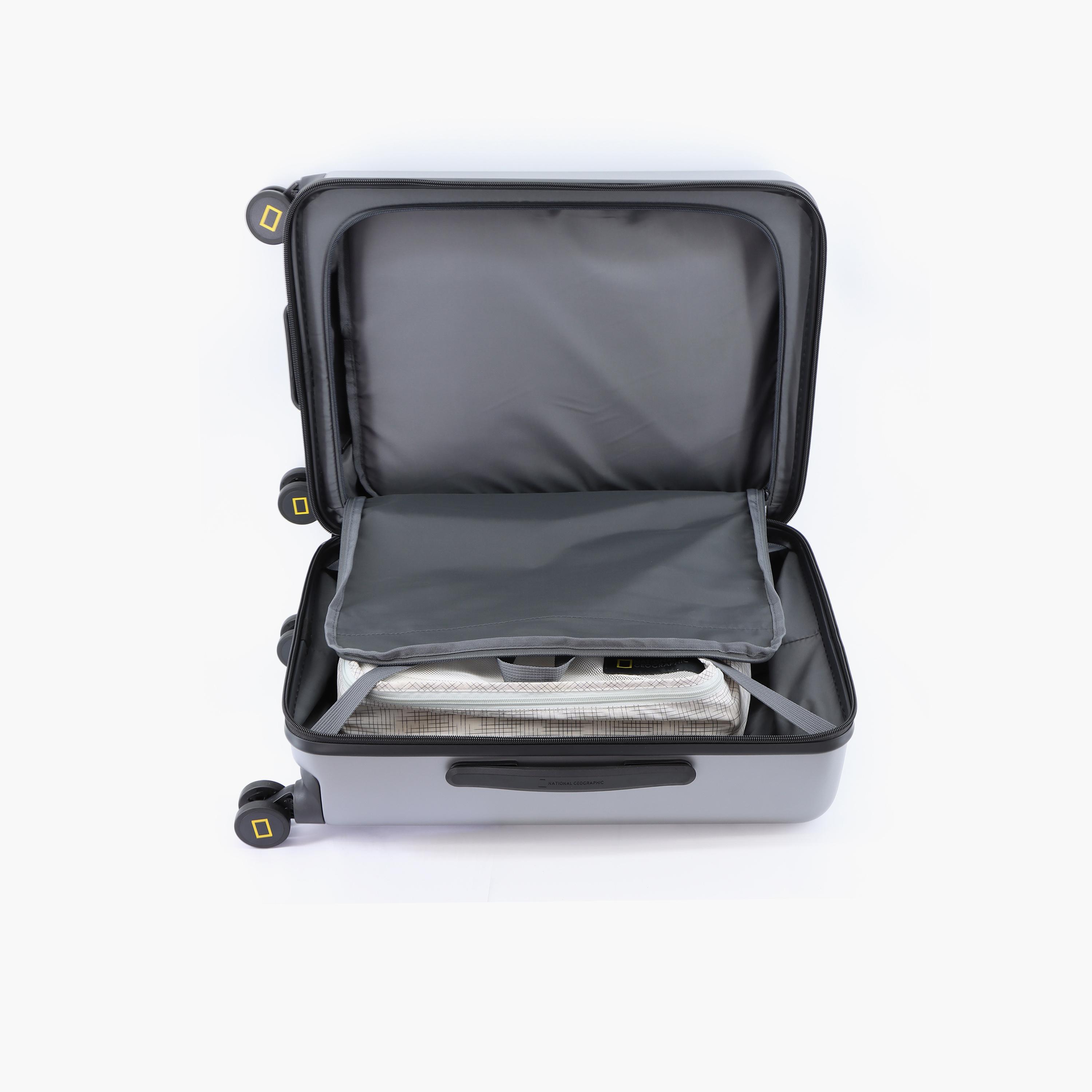 NATIONAL GEOGRAPHIC Lodge 50 CM Small Cabin Polycarbonate with ABS Hard Sided 4-Wheeler Spinner Trolley Bag with TSA Lock  | N165HA.49-travel-luggagesandbags-luggage-image-7