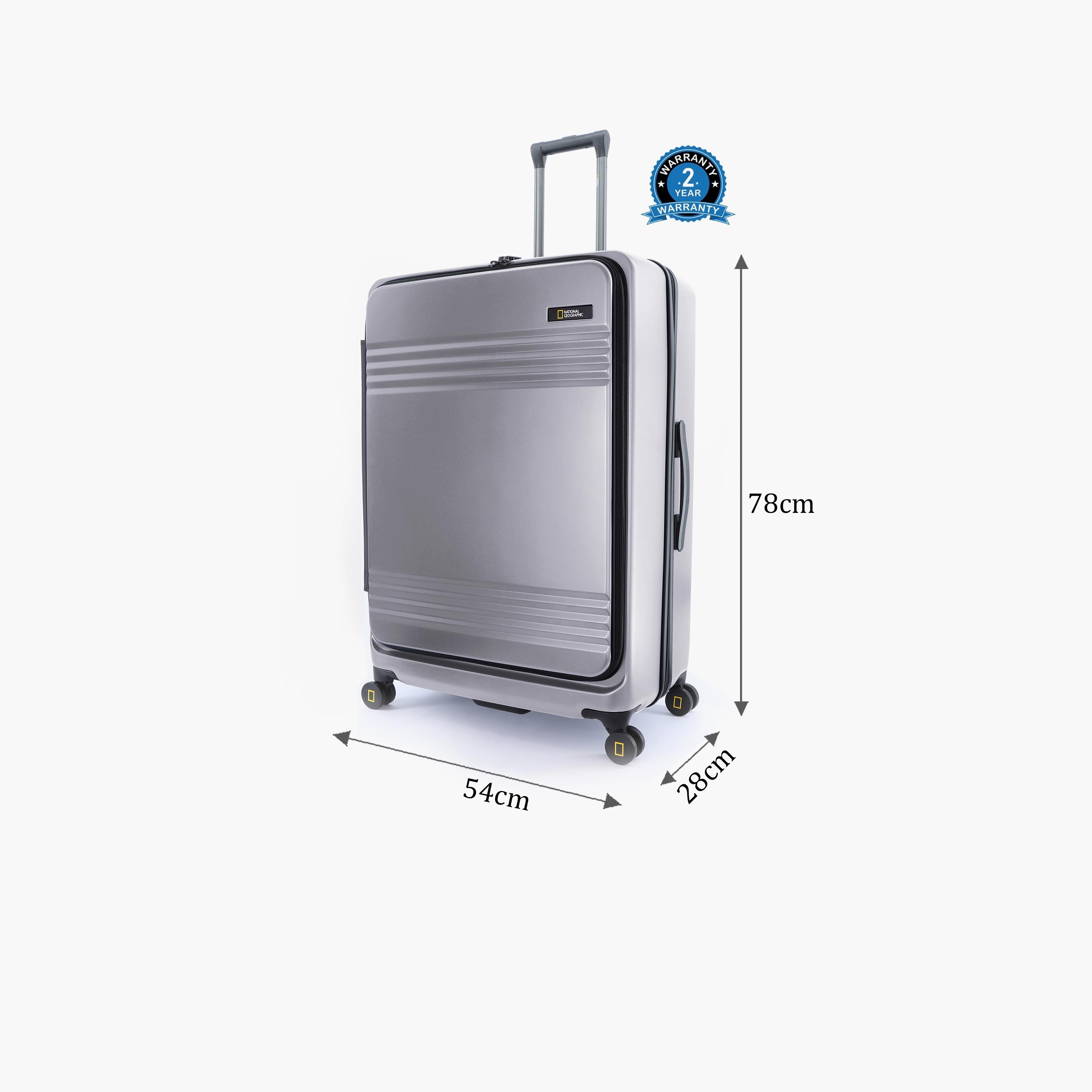 NATIONAL GEOGRAPHIC Lodge 78 CM Large Check-in Polycarbonate with ABS Hard Sided 4-Wheeler Spinner Trolley Bag with TSA Lock  | N165HA.71-travel-luggagesandbags-luggage-image-2