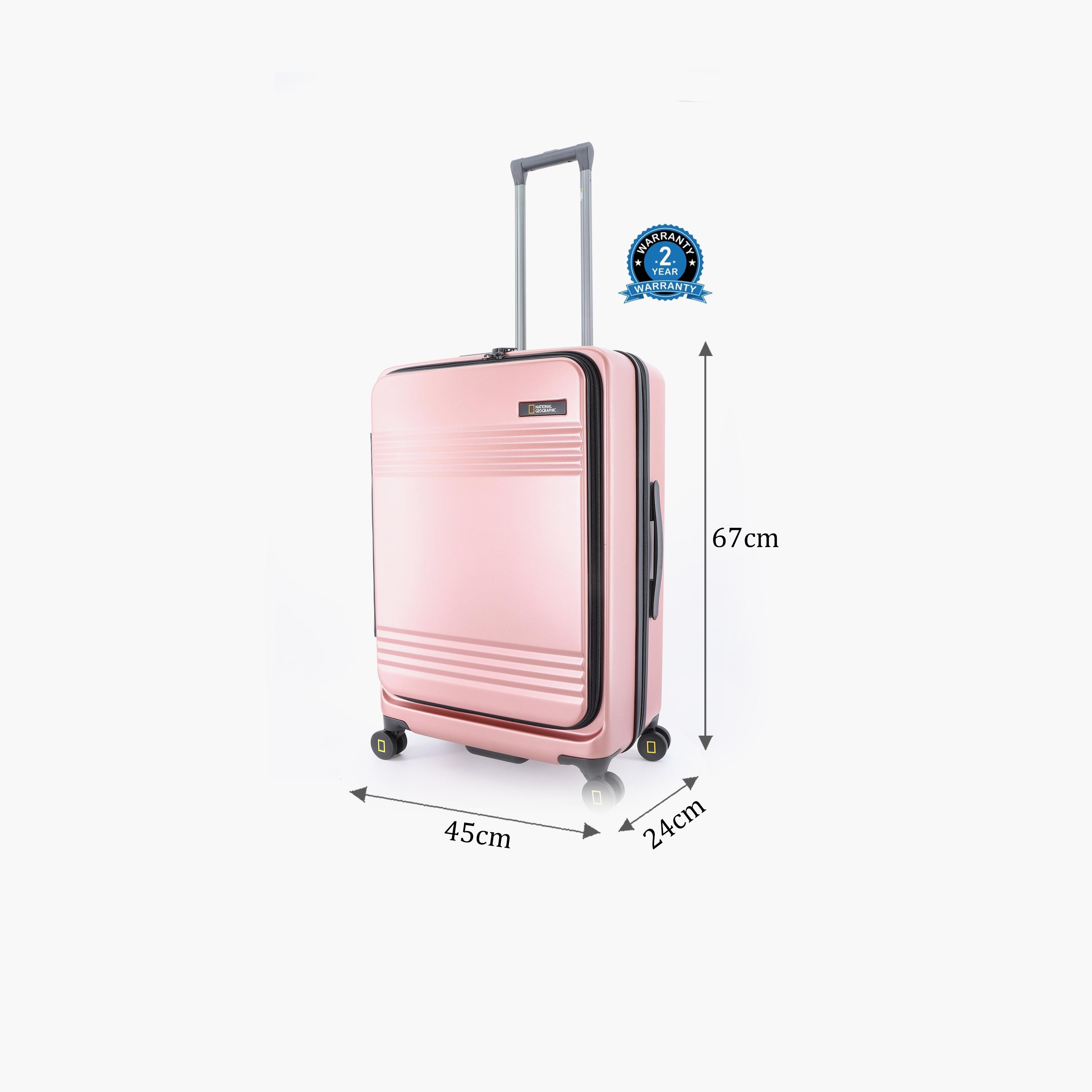 NATIONAL GEOGRAPHIC Lodge 67 CM Medium Check-in Polycarbonate with ABS Hard Sided 4-Wheeler Spinner Trolley Bag with TSA Lock  | N165HA.60-travel-luggagesandbags-luggage-image-2