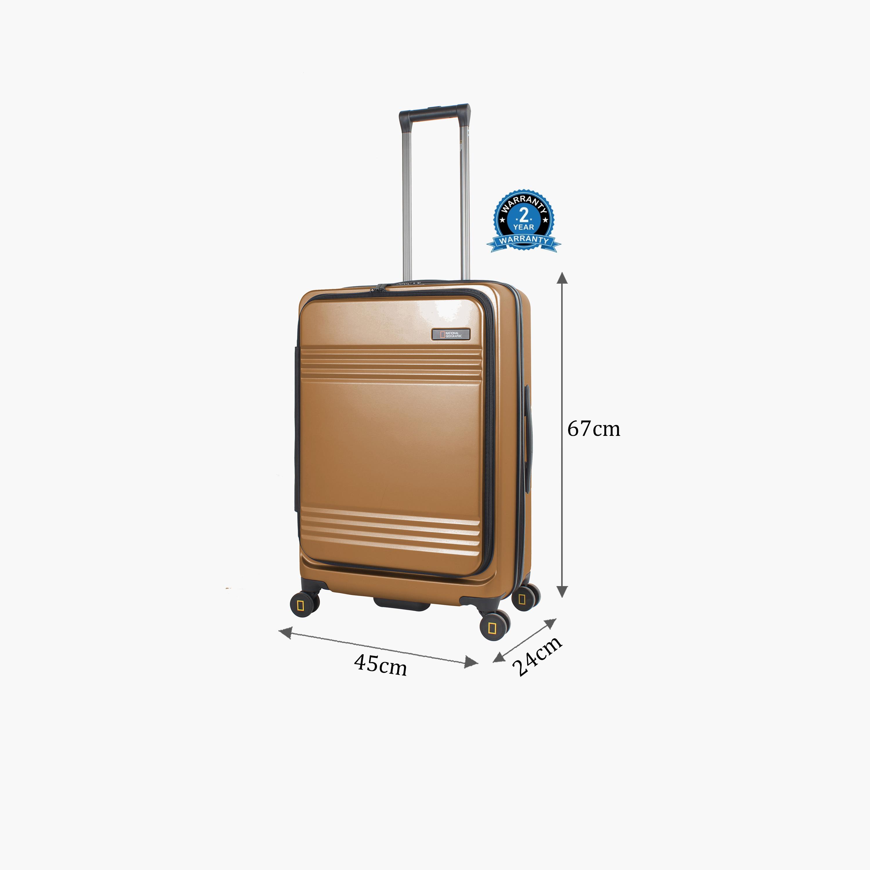 NATIONAL GEOGRAPHIC Lodge 67 CM Medium Check-in Polycarbonate with ABS Hard Sided 4-Wheeler Spinner Trolley Bag with TSA Lock  | N165HA.60-travel-luggagesandbags-luggage-image-2