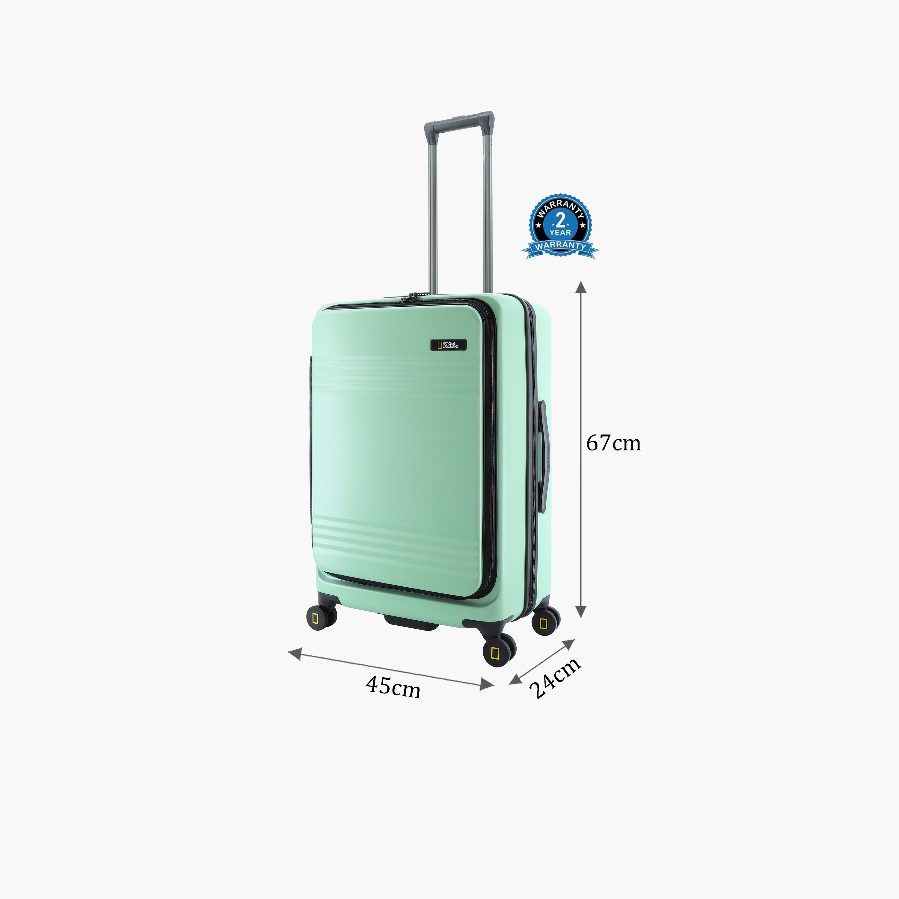 NATIONAL GEOGRAPHIC Lodge 67 CM Medium Check-in Polycarbonate with ABS Hard Sided 4-Wheeler Spinner Trolley Bag with TSA Lock  | N165HA.60-travel-luggagesandbags-luggage-image-2