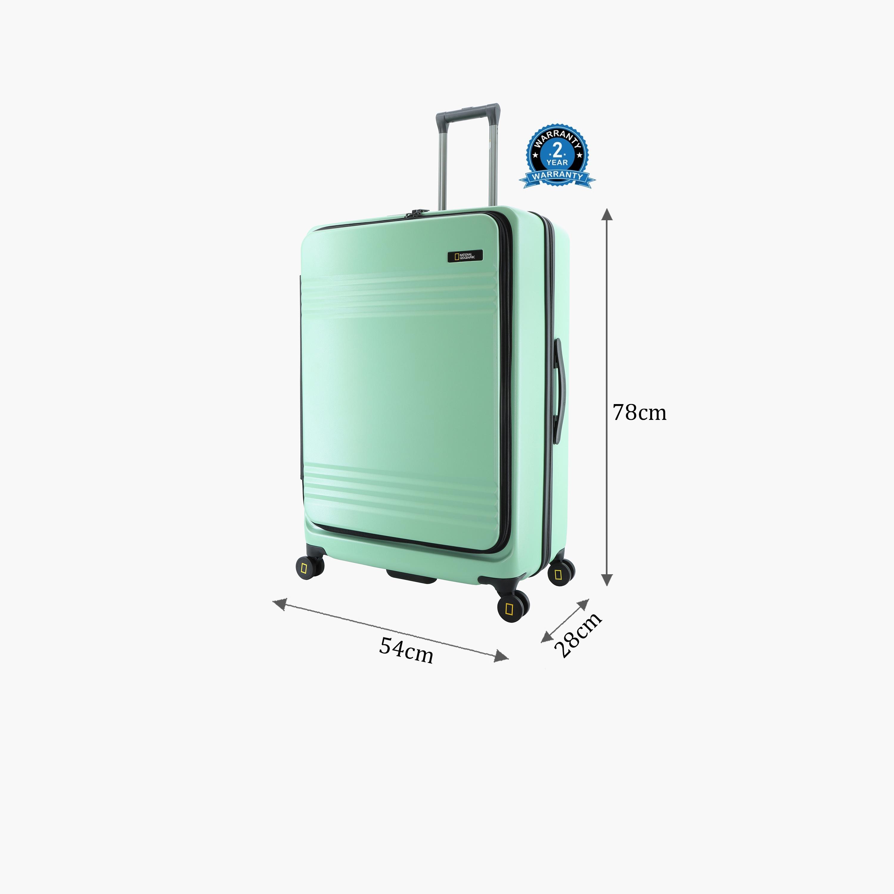 NATIONAL GEOGRAPHIC Lodge 78 CM Large Check-in Polycarbonate with ABS Hard Sided 4-Wheeler Spinner Trolley Bag with TSA Lock  | N165HA.71-travel-luggagesandbags-luggage-image-2