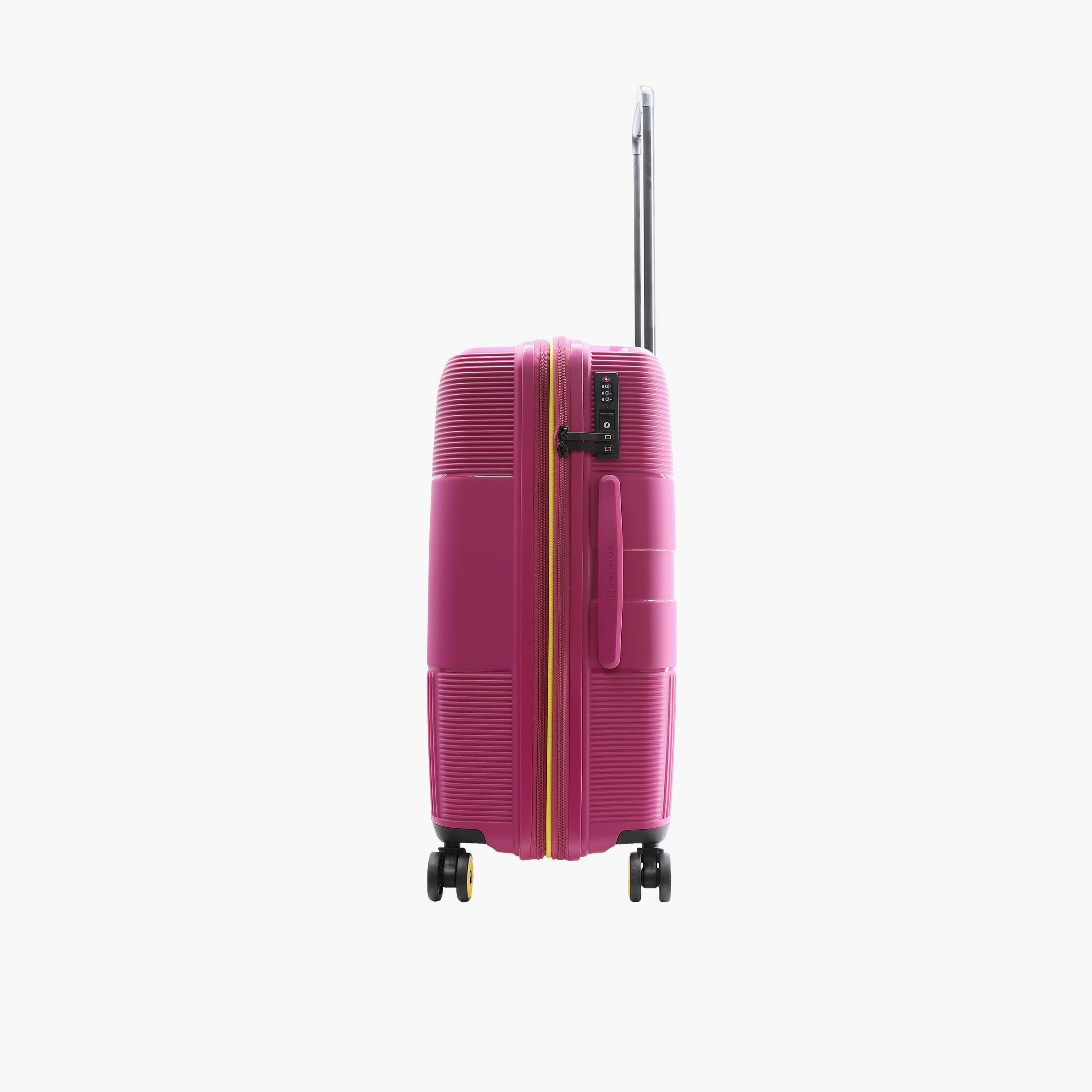 NATIONAL GEOGRAPHIC Cavern 67 CM Medium Check-in Polypropylene Hard Sided 4-Wheeler Spinner Trolley Bag with TSA Lock  | N221HA.60-travel-luggagesandbags-luggage-image-11