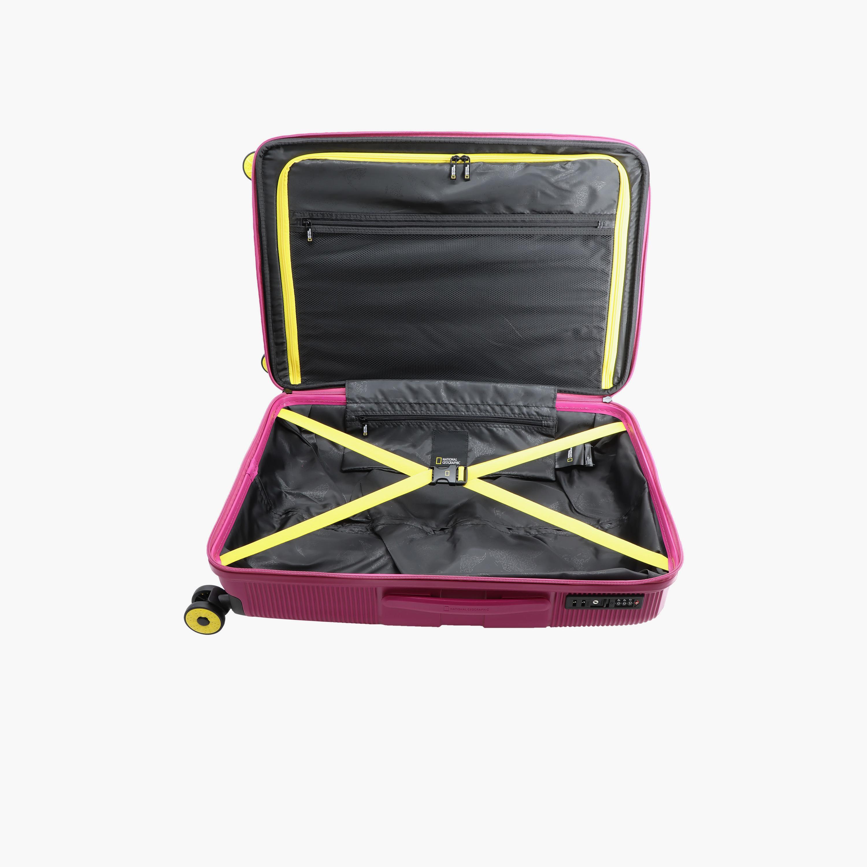 NATIONAL GEOGRAPHIC Cavern 67 CM Medium Check-in Polypropylene Hard Sided 4-Wheeler Spinner Trolley Bag with TSA Lock  | N221HA.60-travel-luggagesandbags-luggage-image-7