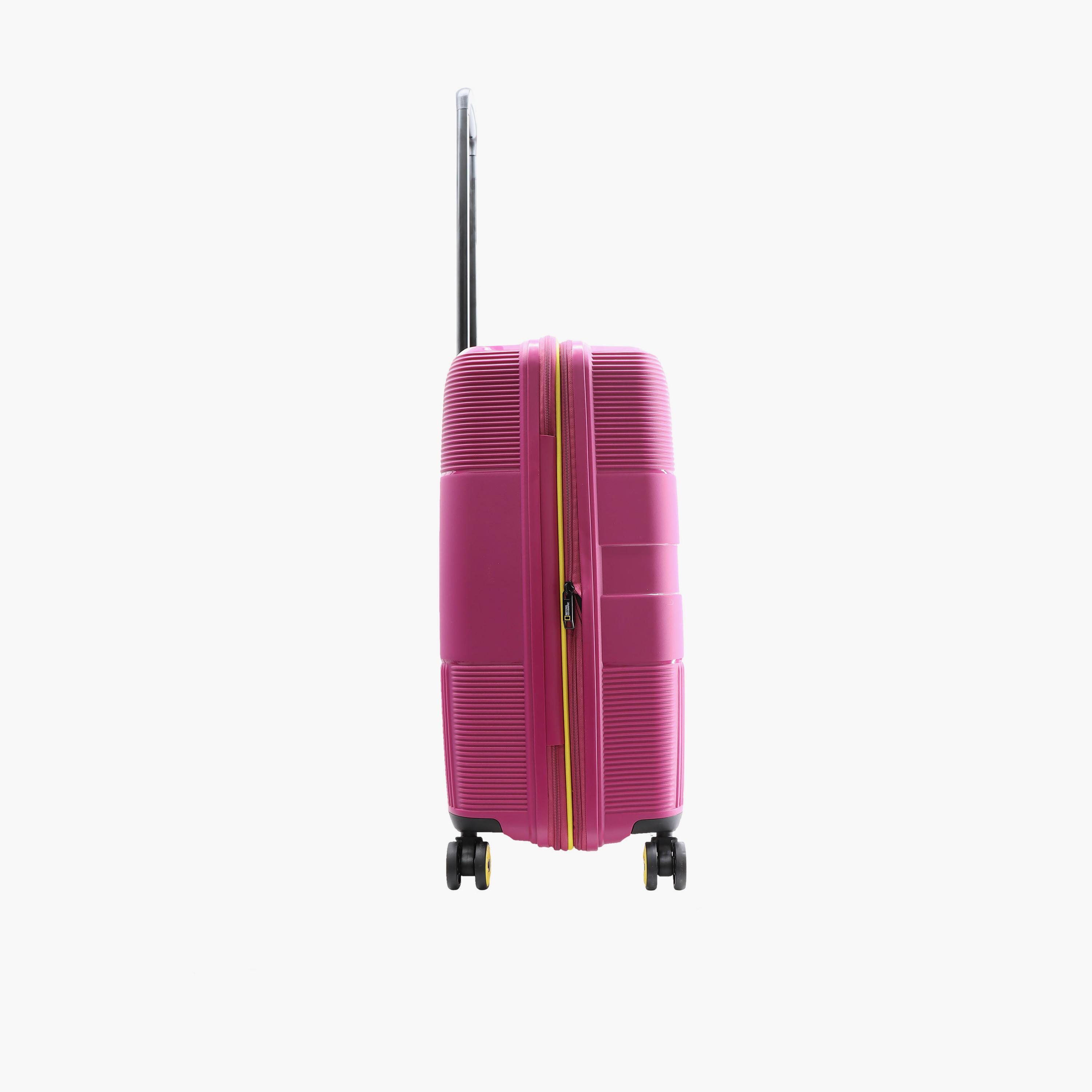 NATIONAL GEOGRAPHIC Cavern 67 CM Medium Check-in Polypropylene Hard Sided 4-Wheeler Spinner Trolley Bag with TSA Lock  | N221HA.60-travel-luggagesandbags-luggage-image-8