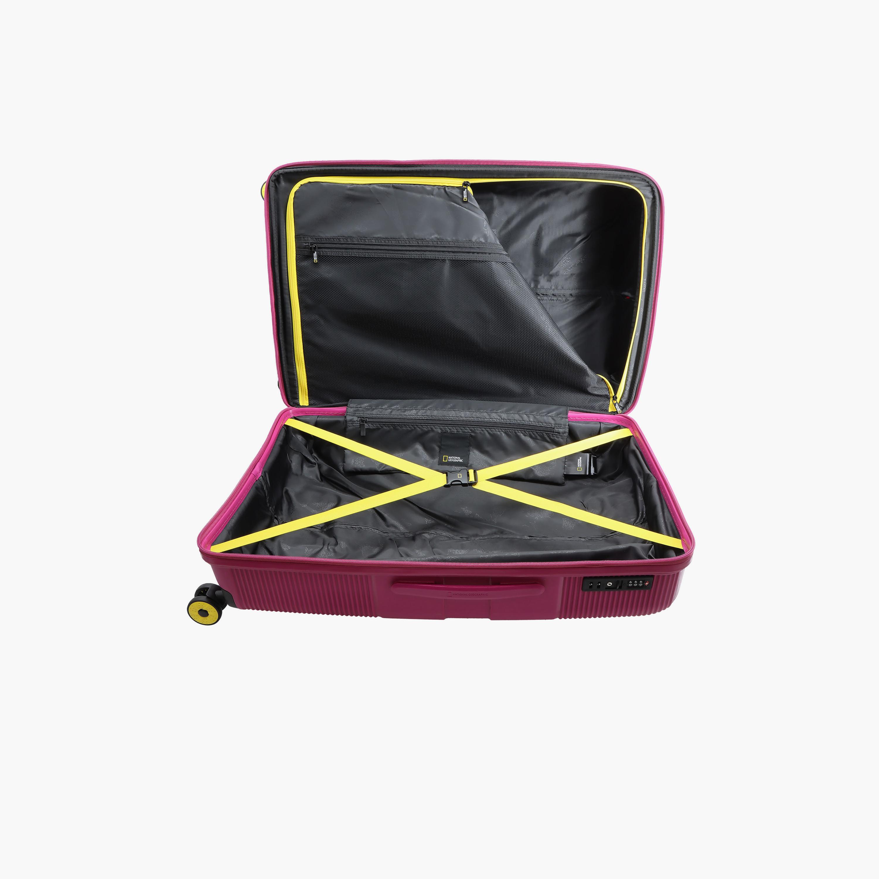 NATIONAL GEOGRAPHIC Cavern 78 CM Large Check-in Polypropylene Hard Sided 4-Wheeler Spinner Trolley Bag with TSA Lock  | N221HA.71-travel-luggagesandbags-luggage-image-11