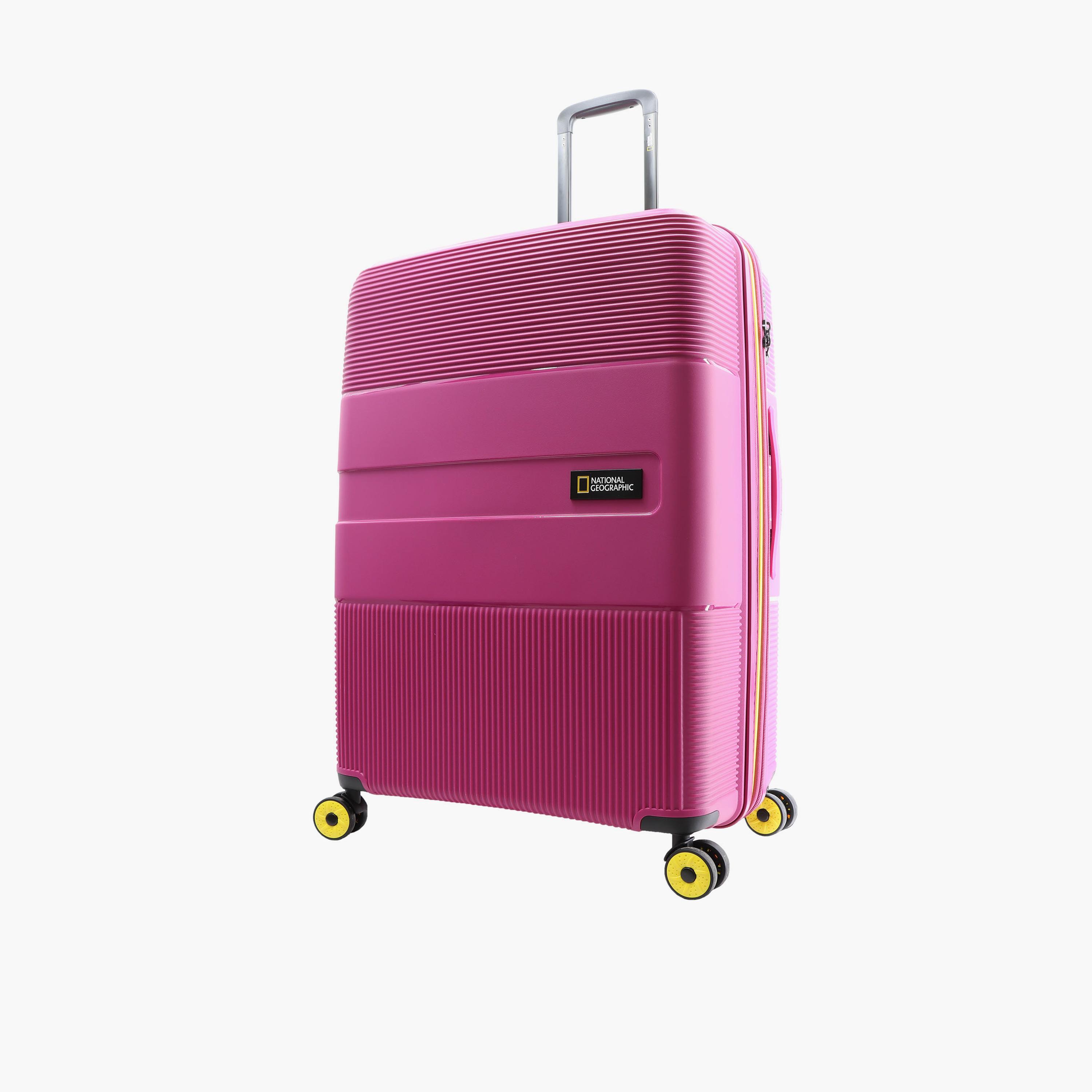 NATIONAL GEOGRAPHIC Cavern 78 CM Large Check-in Polypropylene Hard Sided 4-Wheeler Spinner Trolley Bag with TSA Lock  | N221HA.71-travel-luggagesandbags-luggage-image-5