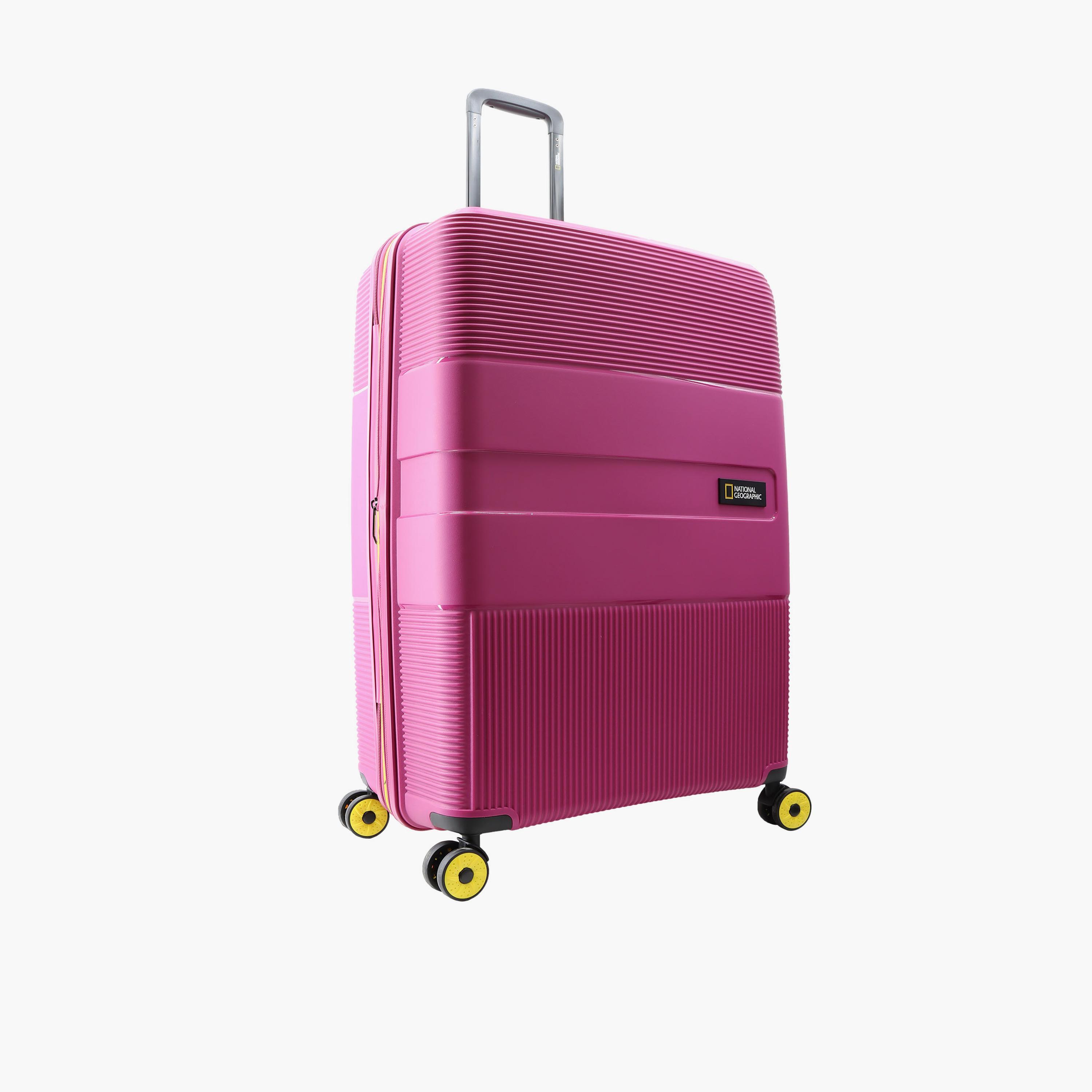 NATIONAL GEOGRAPHIC Cavern 78 CM Large Check-in Polypropylene Hard Sided 4-Wheeler Spinner Trolley Bag with TSA Lock  | N221HA.71-travel-luggagesandbags-luggage-image-9