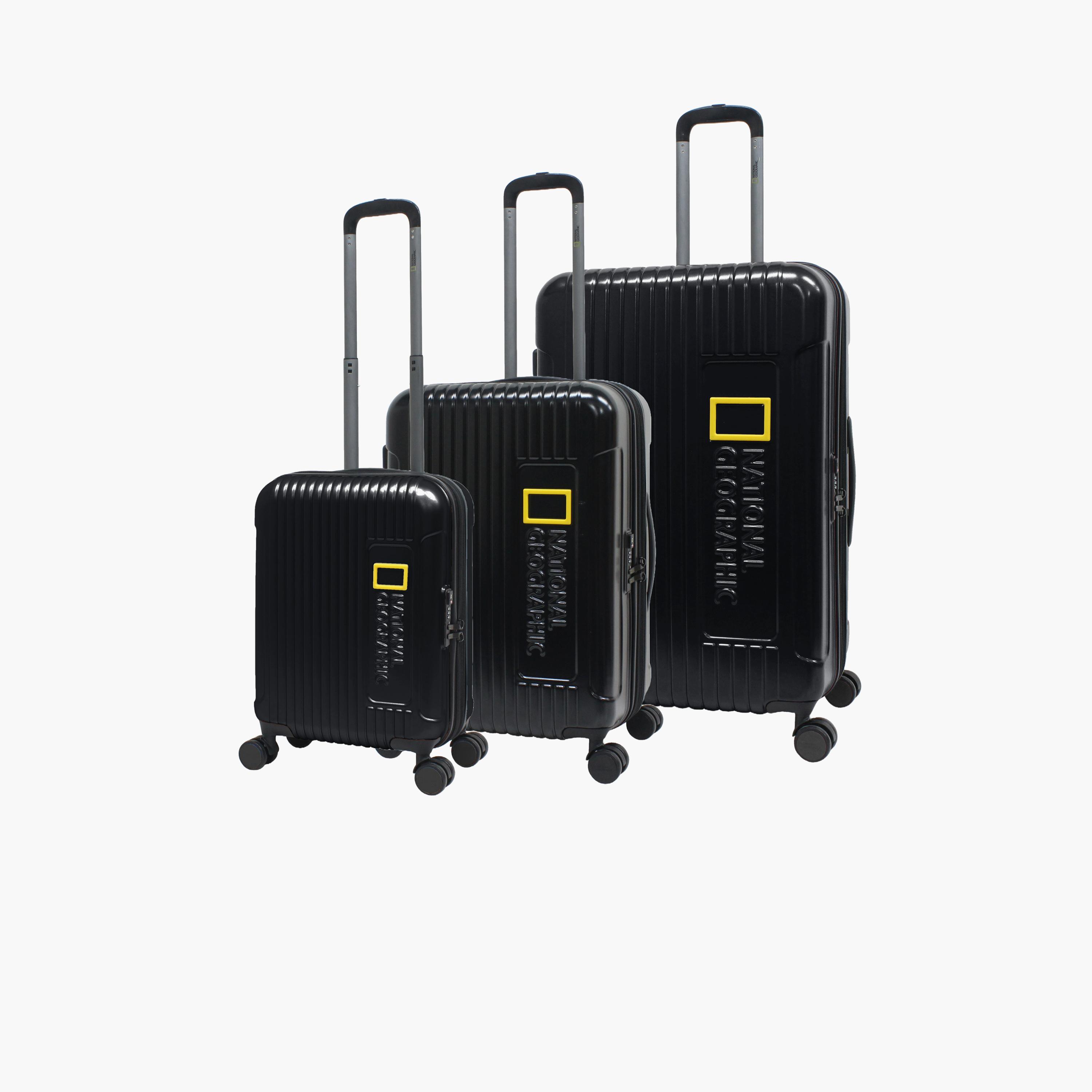 NATIONAL GEOGRAPHIC Canyon Set of 3 Polycarbonate with ABS Hard Sided 4-Wheeler Spinner Trolley Bag with TSA Lock  | N114HA.01-travel-luggagesandbags-luggage-image-6