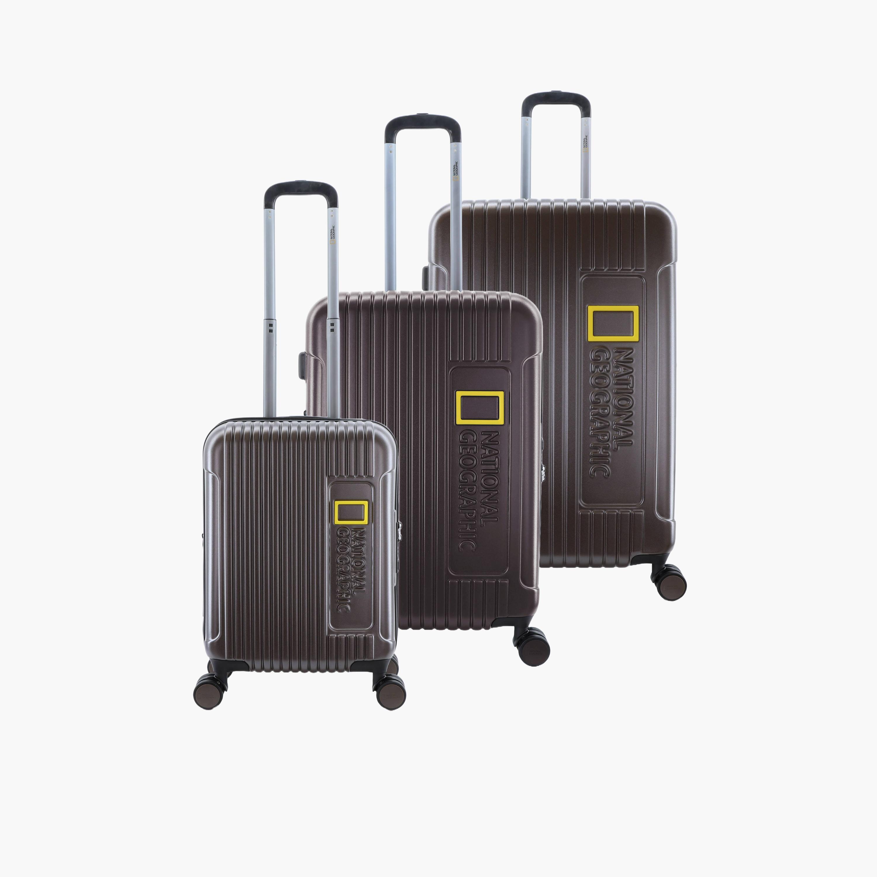 NATIONAL GEOGRAPHIC Canyon Set of 3 Polycarbonate with ABS Hard Sided 4-Wheeler Spinner Trolley Bag with TSA Lock  | N114HA.01-travel-luggagesandbags-luggage-image-6