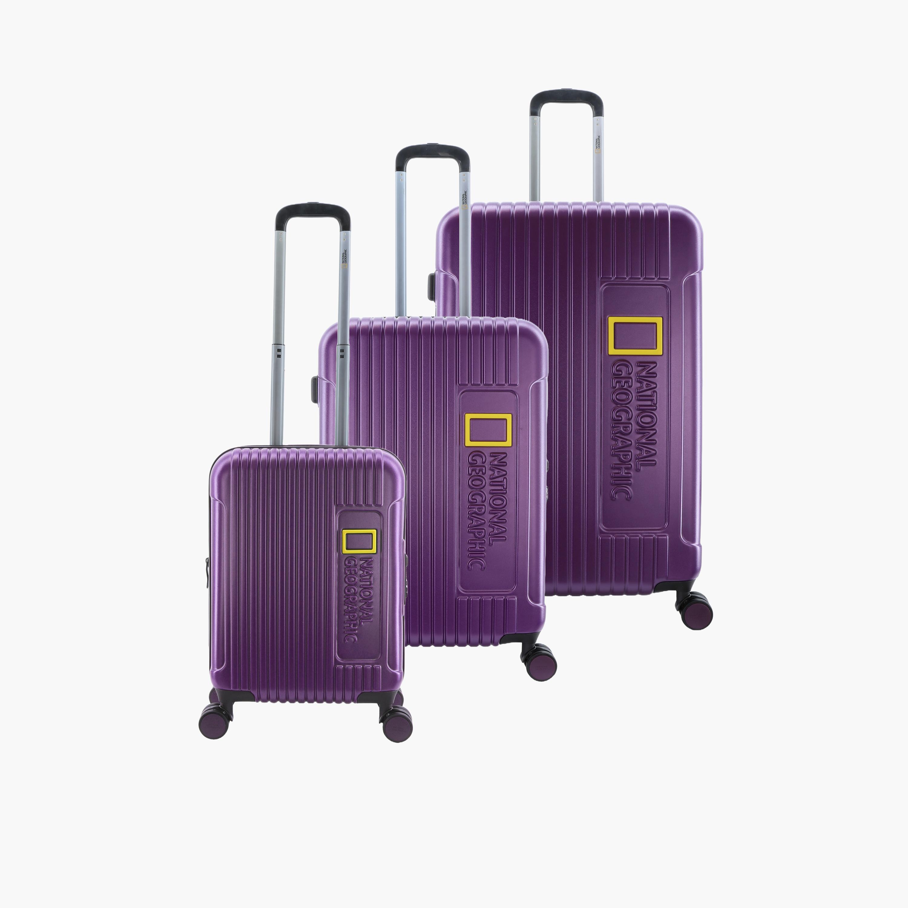 NATIONAL GEOGRAPHIC Canyon Set of 3 Polycarbonate with ABS Hard Sided 4-Wheeler Spinner Trolley Bag with TSA Lock  | N114HA.01-travel-luggagesandbags-luggage-image-6
