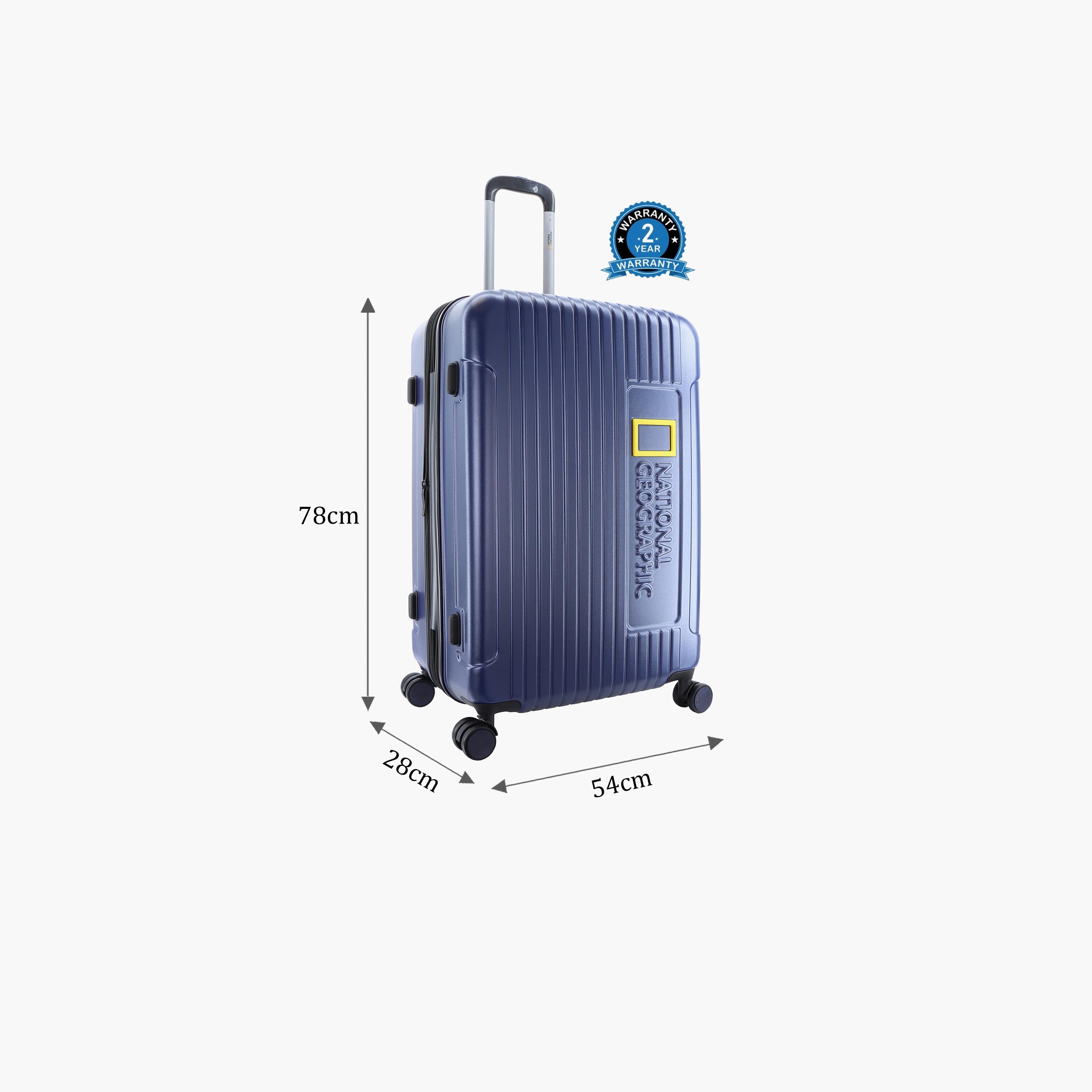 NATIONAL GEOGRAPHIC Canyon 78 CM Large Check-in Polycarbonate with ABS Hard Sided 4-Wheeler Spinner Trolley Bag with TSA Lock  | N114HA.71-travel-luggagesandbags-luggage-image-2