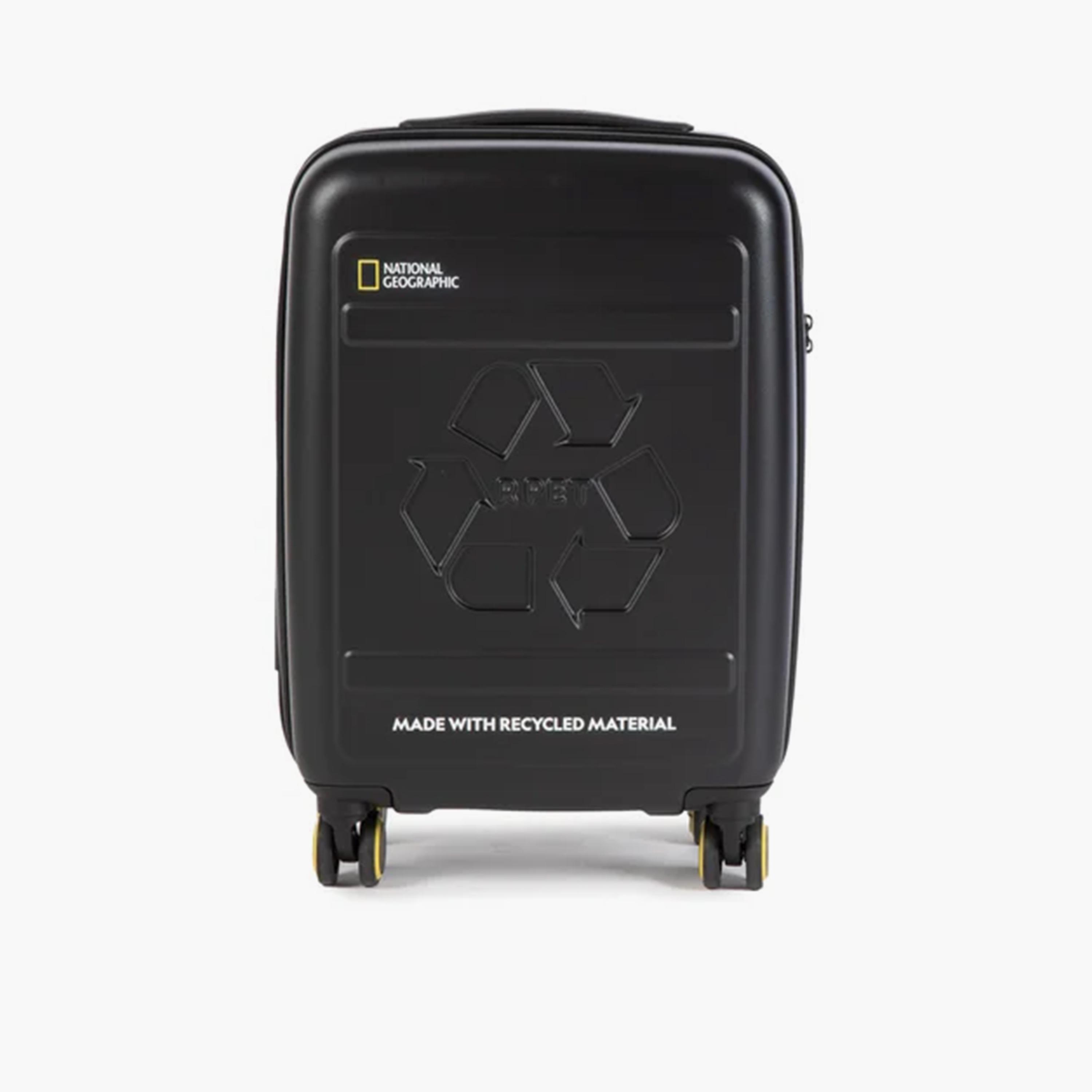 NATIONAL GEOGRAPHIC RPET Balance 50 CM Small Cabin Polycarbonate with ABS Hard Sided 4-Wheeler Spinner Trolley Bag with TSA Lock  | N205HA.49-travel-luggagesandbags-luggage-image-1