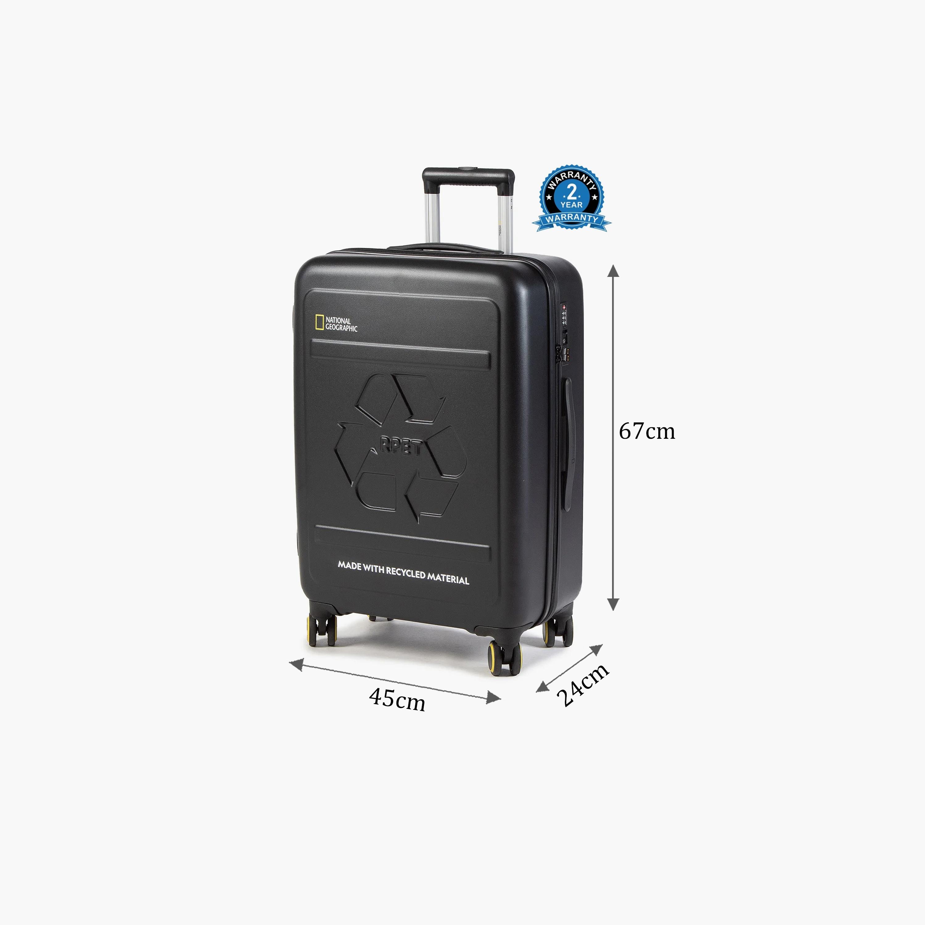 NATIONAL GEOGRAPHIC RPET Balance 67 CM Medium Check-in Polycarbonate with ABS Hard Sided 4-Wheeler Spinner Trolley Bag with TSA Lock  | N205HA.60-travel-luggagesandbags-luggage-image-2
