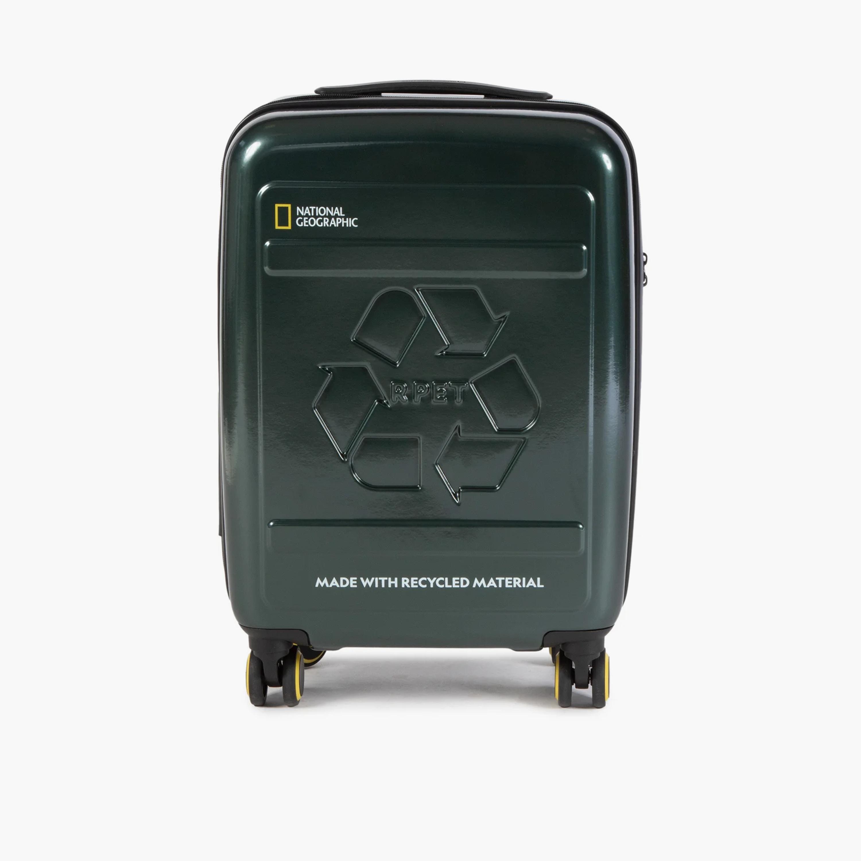 NATIONAL GEOGRAPHIC RPET Balance 50 CM Small Cabin Polycarbonate with ABS Hard Sided 4-Wheeler Spinner Trolley Bag with TSA Lock  | N205HA.49-travel-luggagesandbags-luggage-image-1