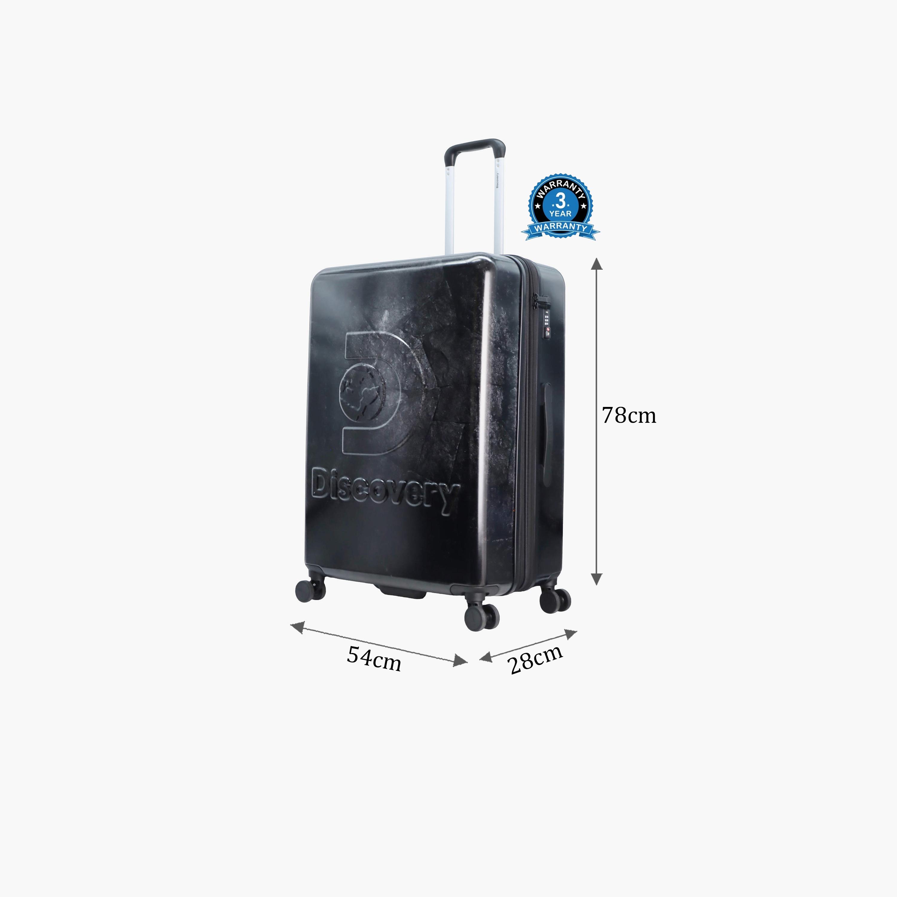 Discovery Stone 78 CM Large Check-in ABS Hard Sided 4-Wheeler Spinner Trolley Bag with TSA Lock  | DL18HA.71-travel-luggagesandbags-luggage-image-2