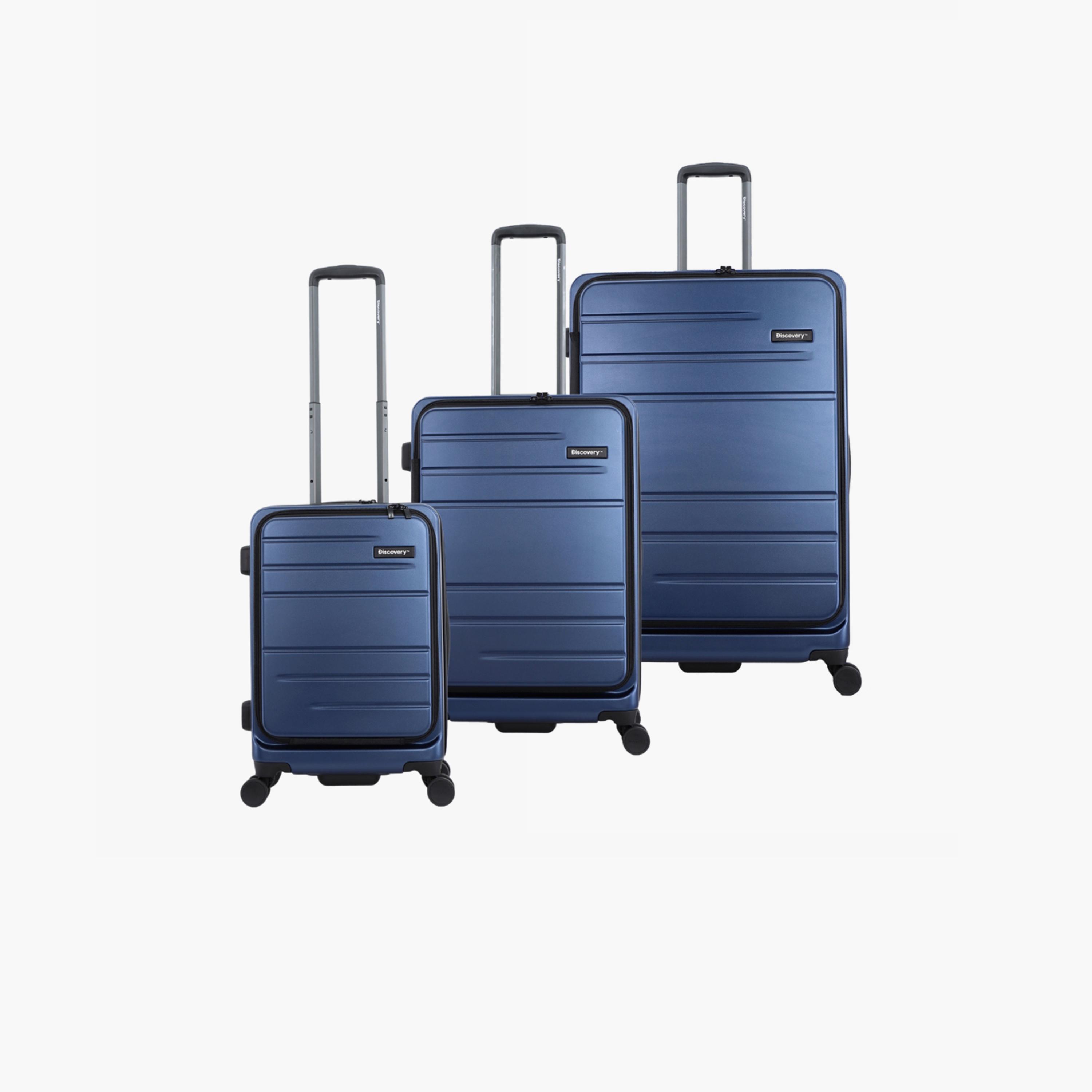 ديسكفري- شنطة سفر صلبة بولي كربونات باترول بأربع عجلات مع قفل TSA  | D003HA.01-travel-luggagesandbags-luggage-image-1